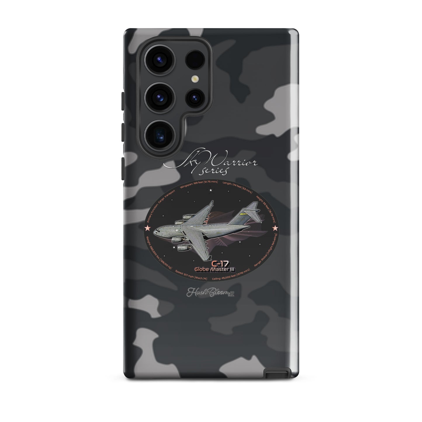 Glossy - C17 Globe Master III Tough case for Samsung