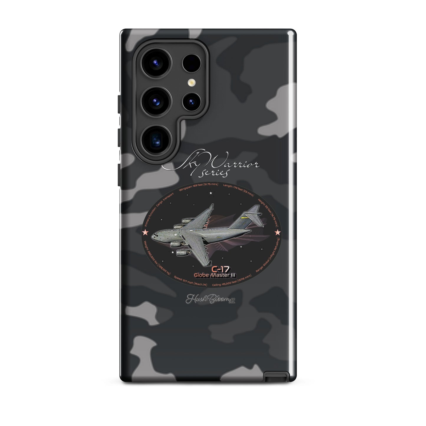 Glossy - C17 Globe Master III Tough case for Samsung