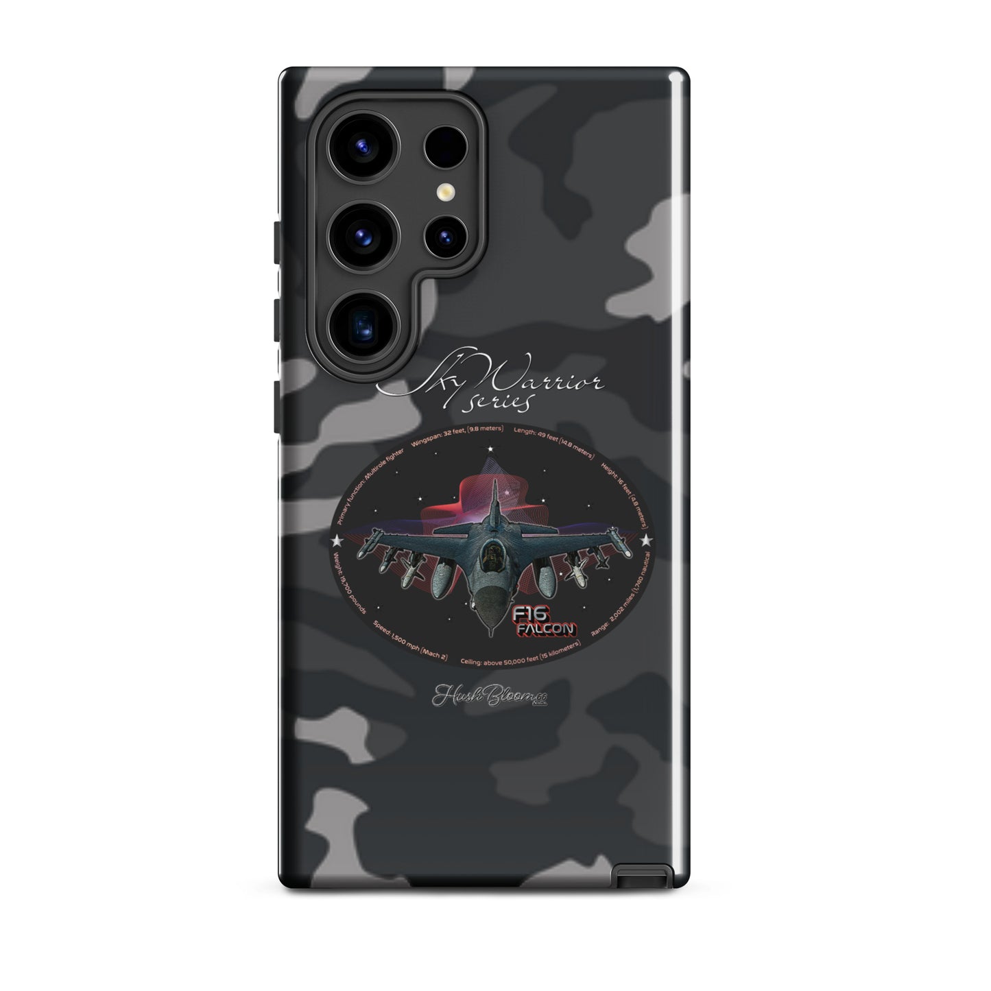 Glossy - F16 Falcon Tough case for Samsung