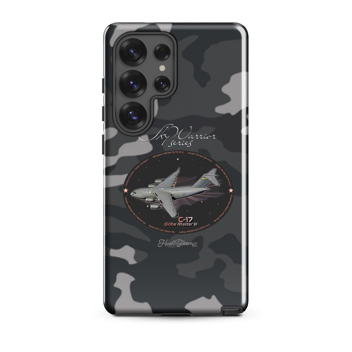 Glossy - C17 Globe Master III Tough case for Samsung