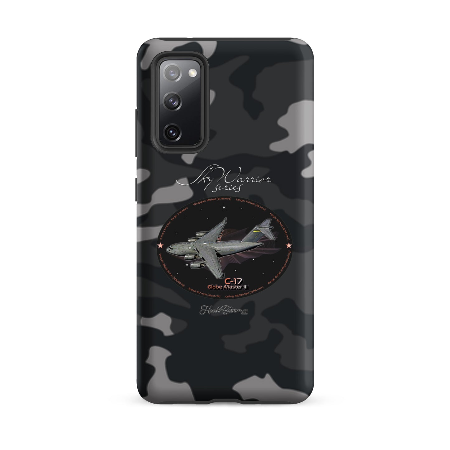 Matte - C17 Globe Master III Tough case for Samsung