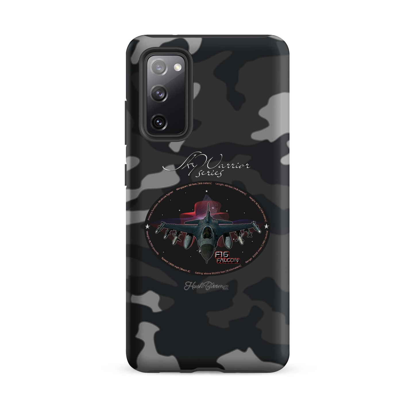 Matte - F16 Falcon Tough case for Samsung
