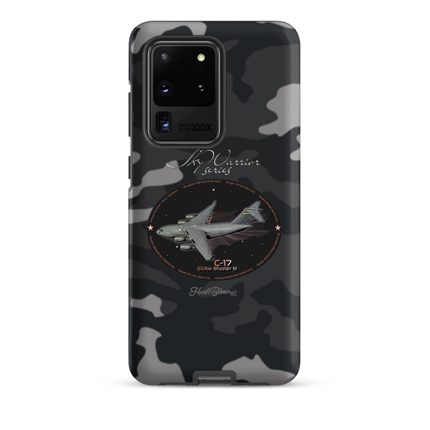 Matte - C17 Globe Master III Tough case for Samsung