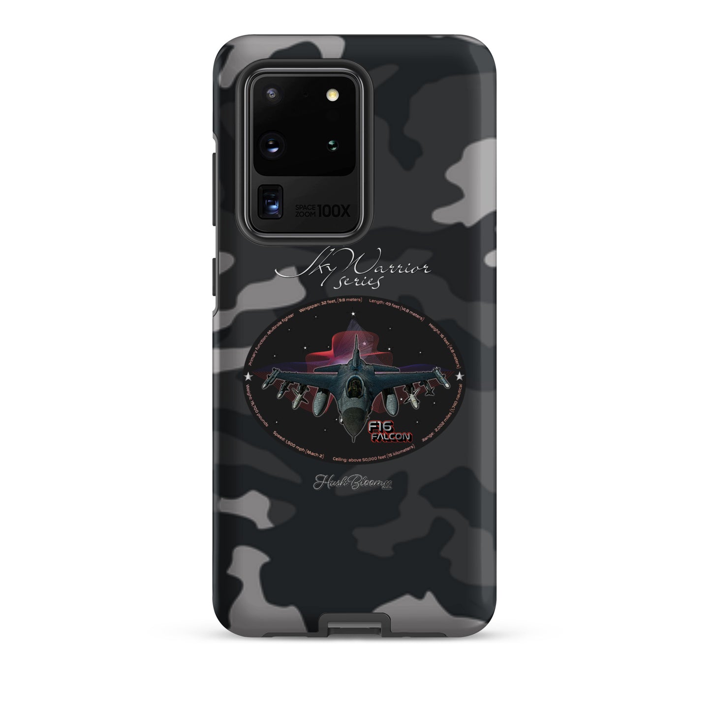 Matte - F16 Falcon Tough case for Samsung
