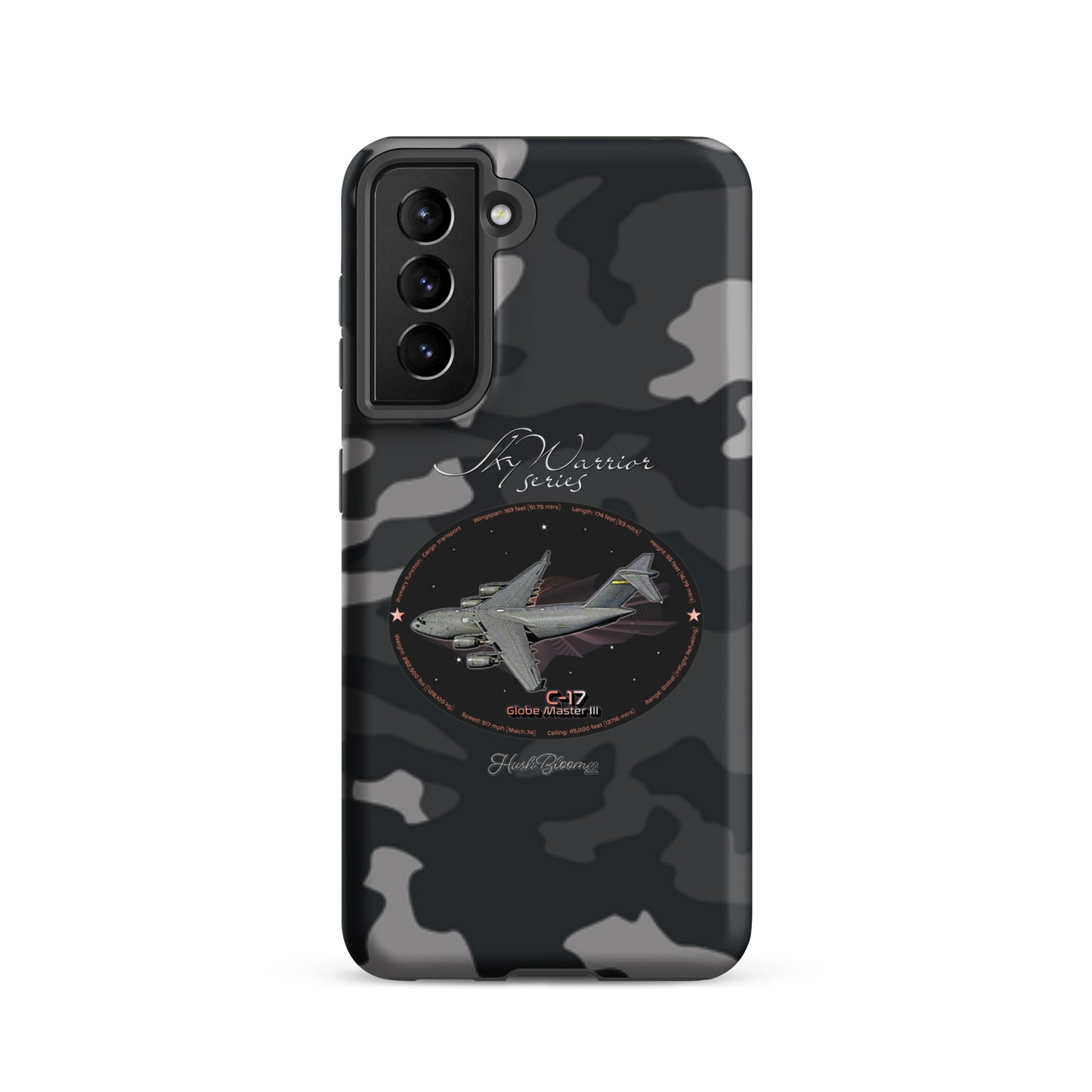 Matte - C17 Globe Master III Tough case for Samsung