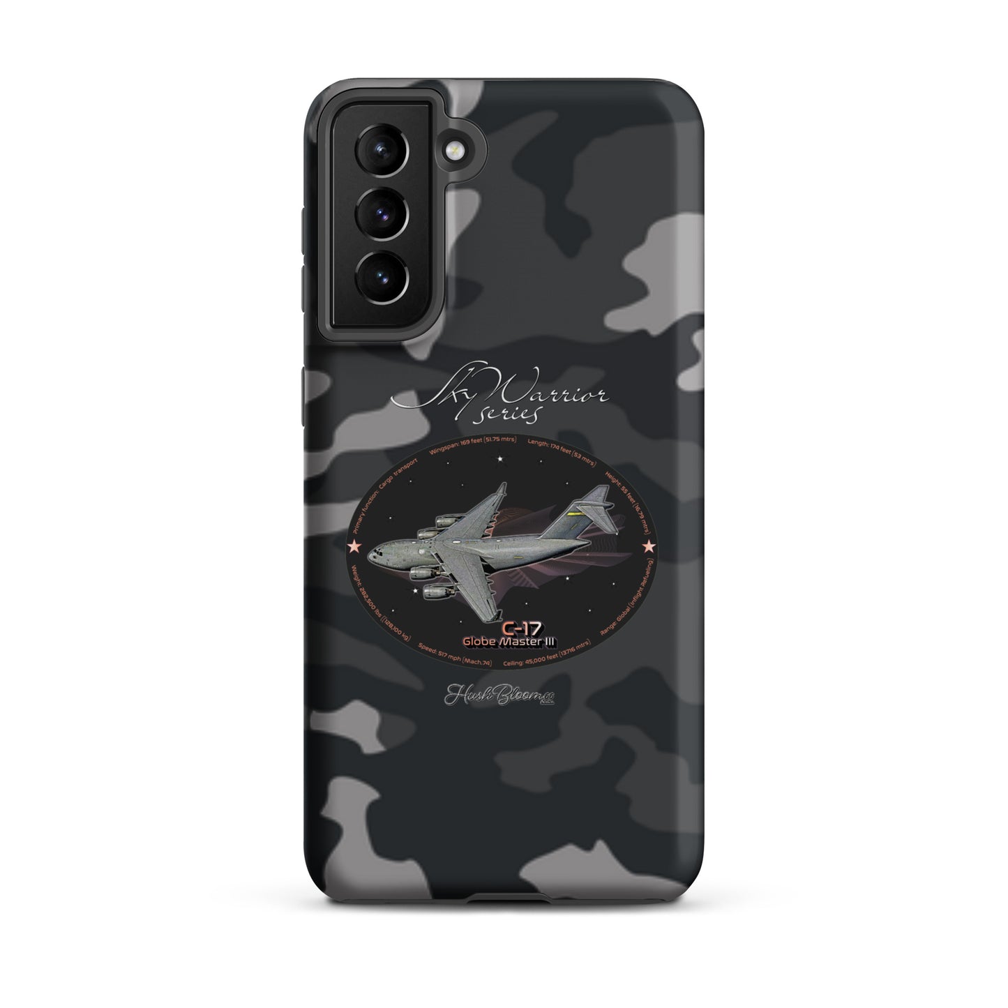 Matte - C17 Globe Master III Tough case for Samsung