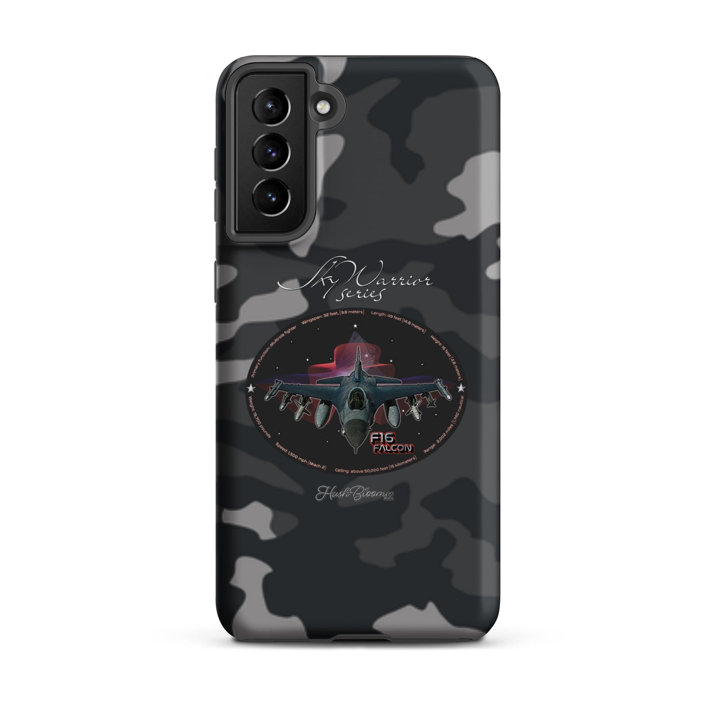 Matte - F16 Falcon Tough case for Samsung