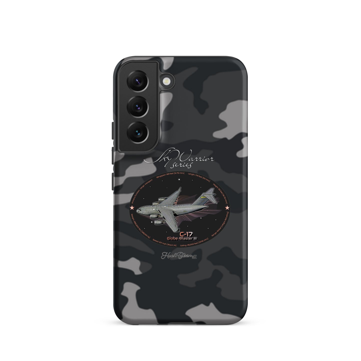 Matte - C17 Globe Master III Tough case for Samsung