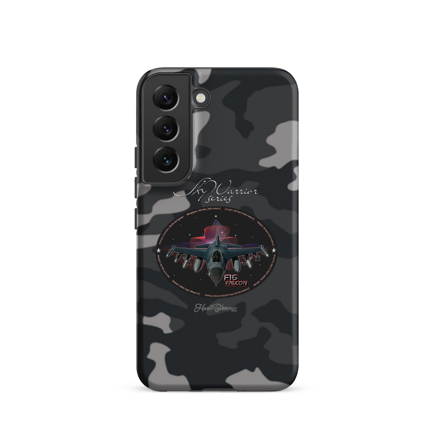 Matte - F16 Falcon Tough case for Samsung