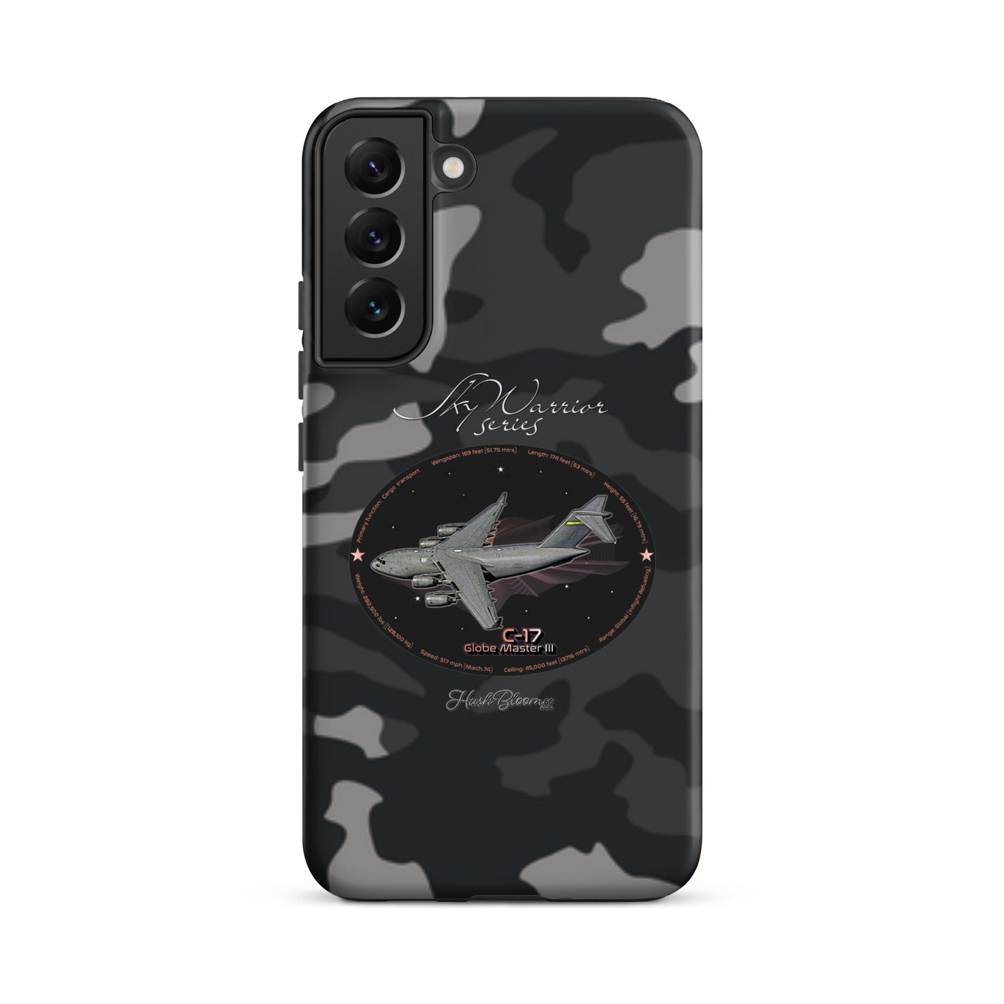 Matte - C17 Globe Master III Tough case for Samsung