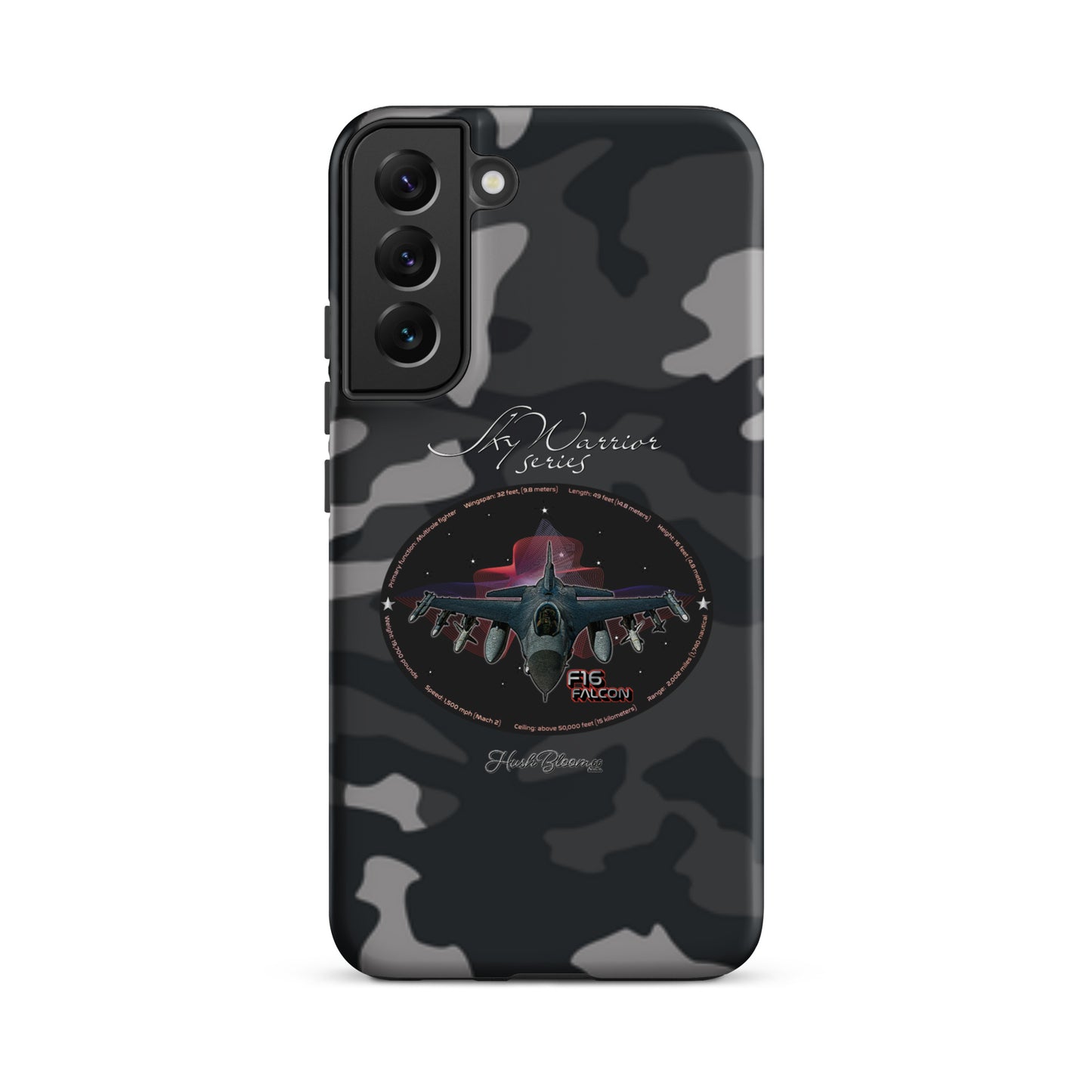 Matte - F16 Falcon Tough case for Samsung