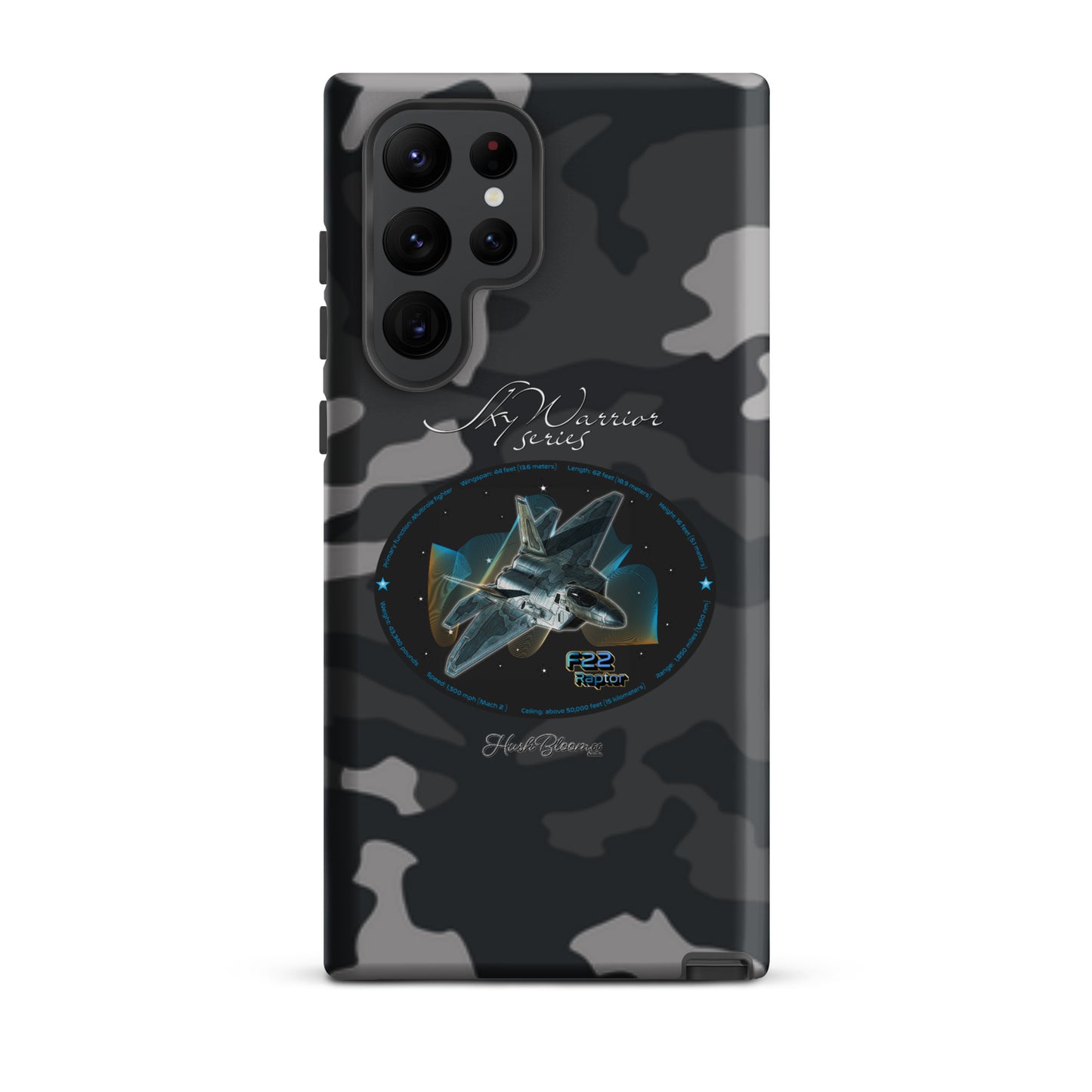 Matte - F22 Raptor Tough case for Samsung