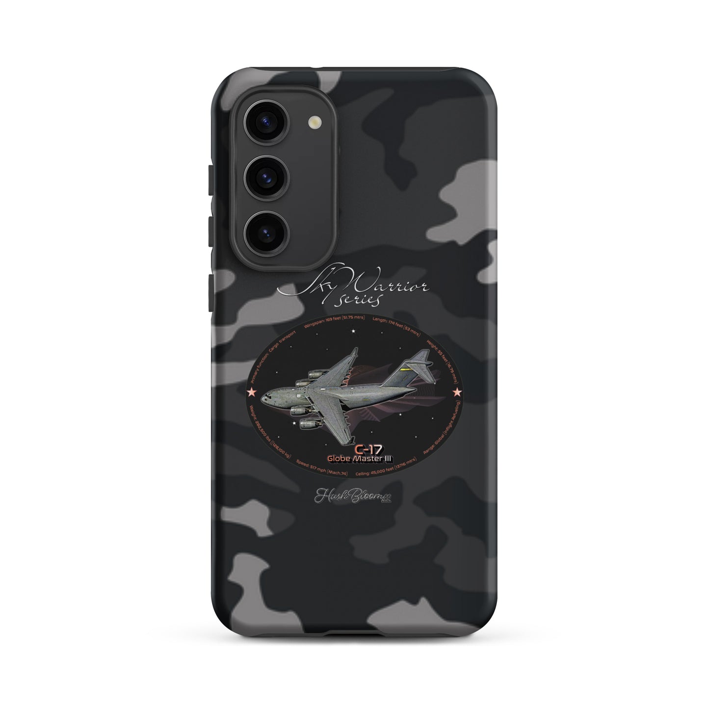 Matte - C17 Globe Master III Tough case for Samsung