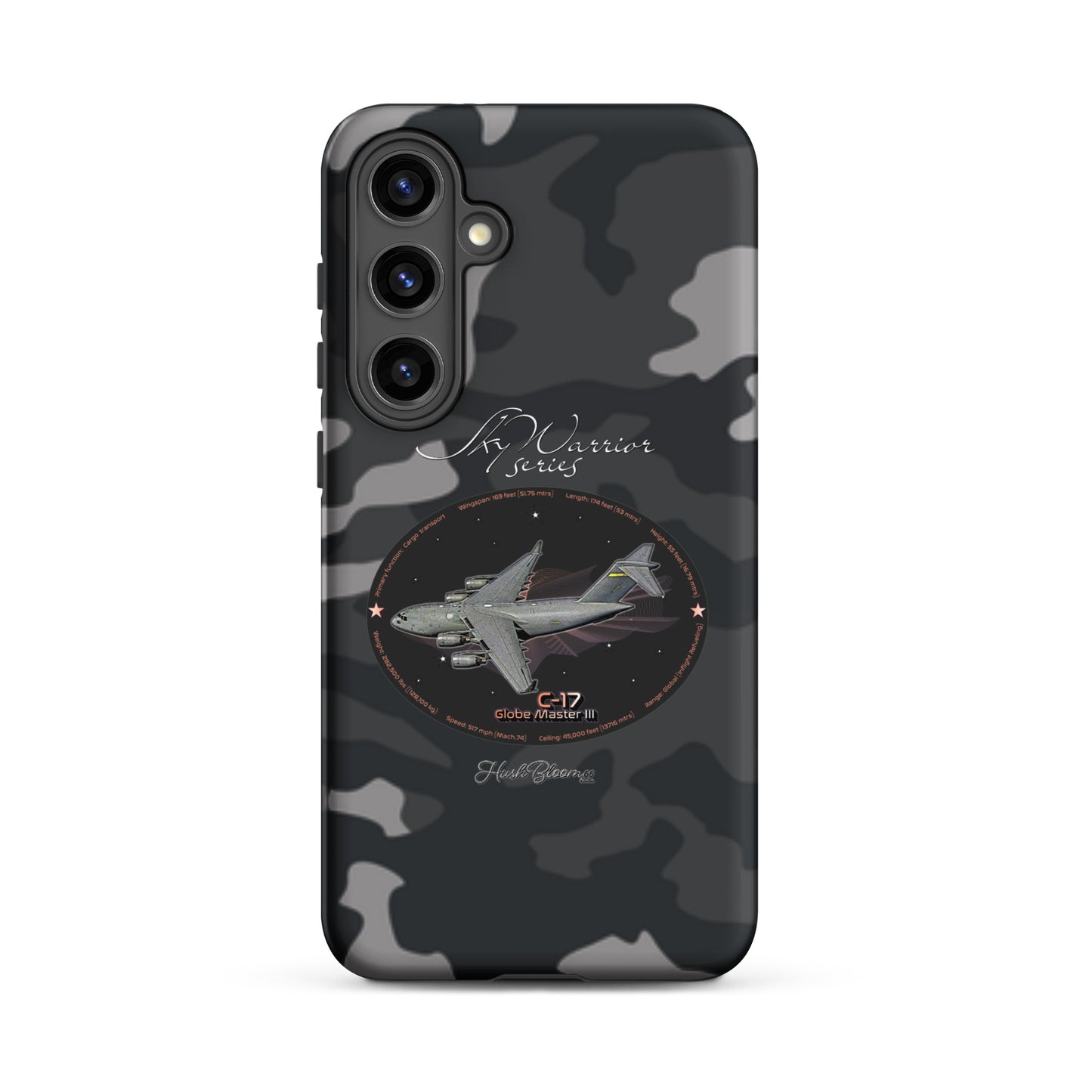Matte - C17 Globe Master III Tough case for Samsung