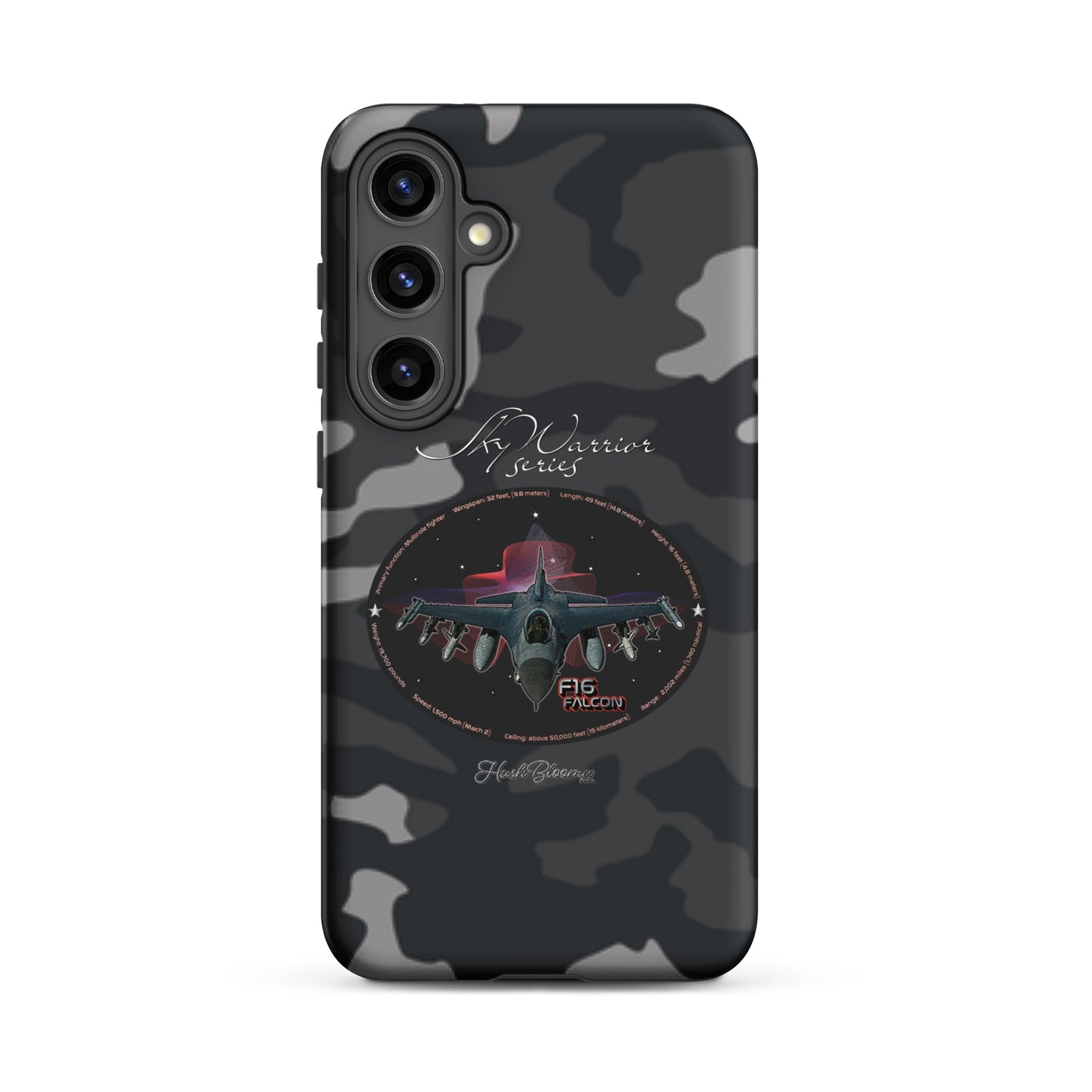 Matte - F16 Falcon Tough case for Samsung