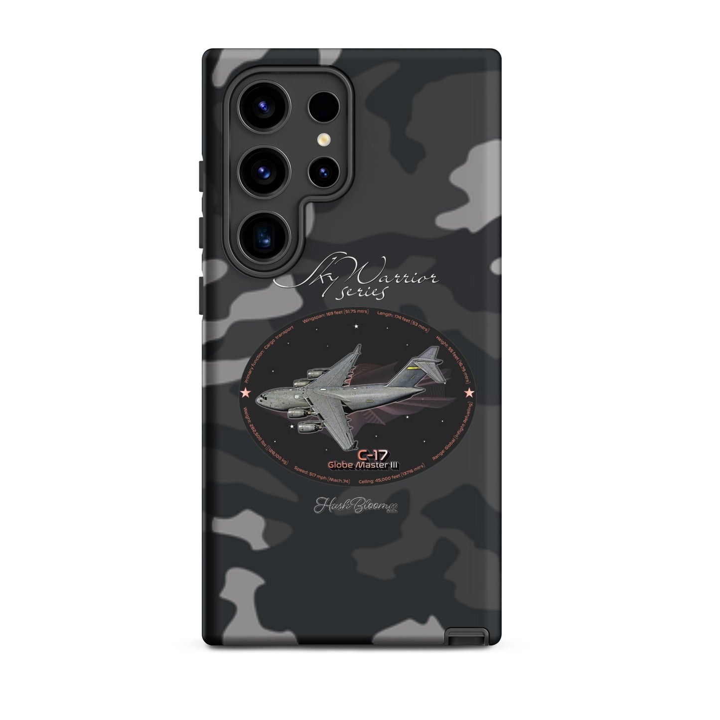 Matte - C17 Globe Master III Tough case for Samsung