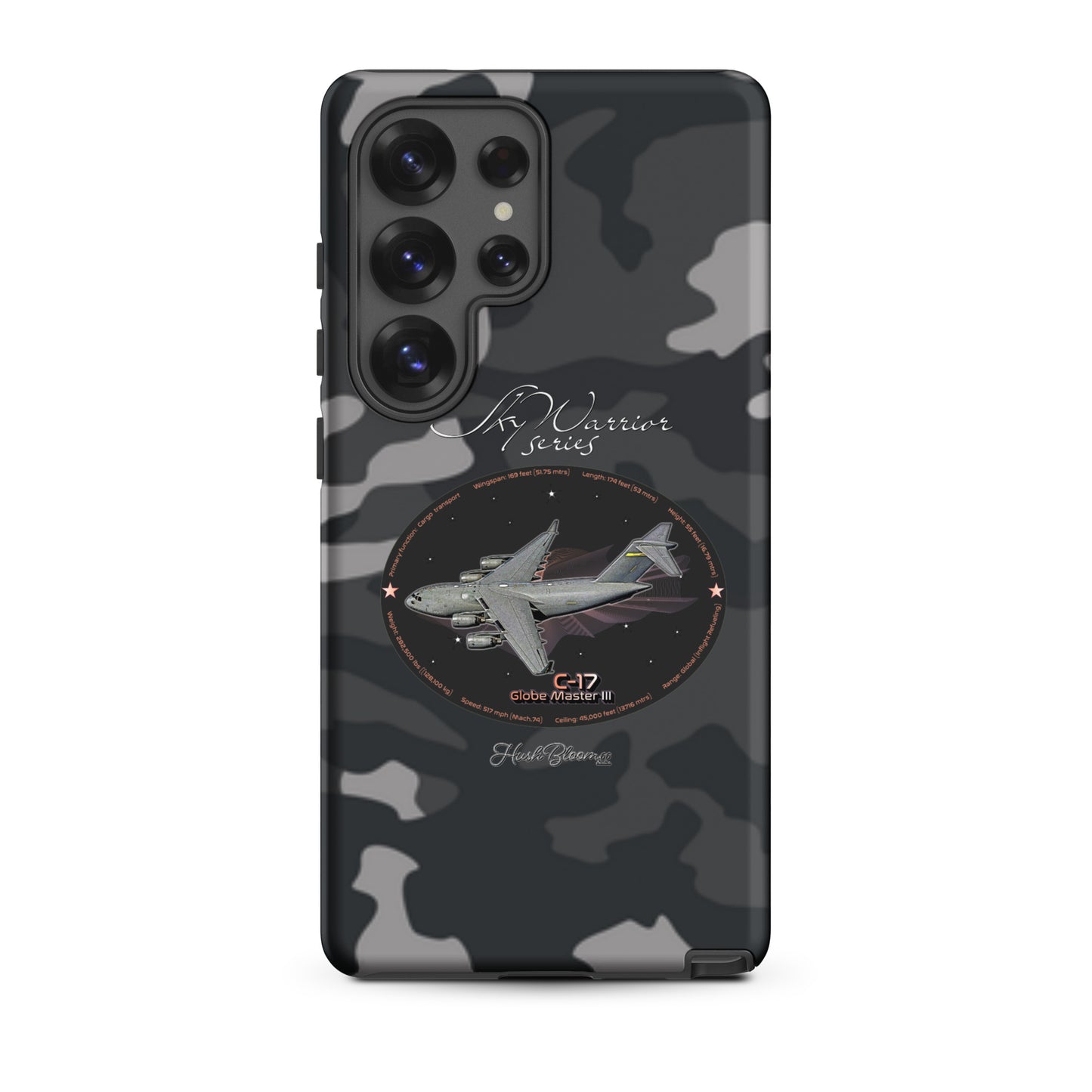Matte - C17 Globe Master III Tough case for Samsung