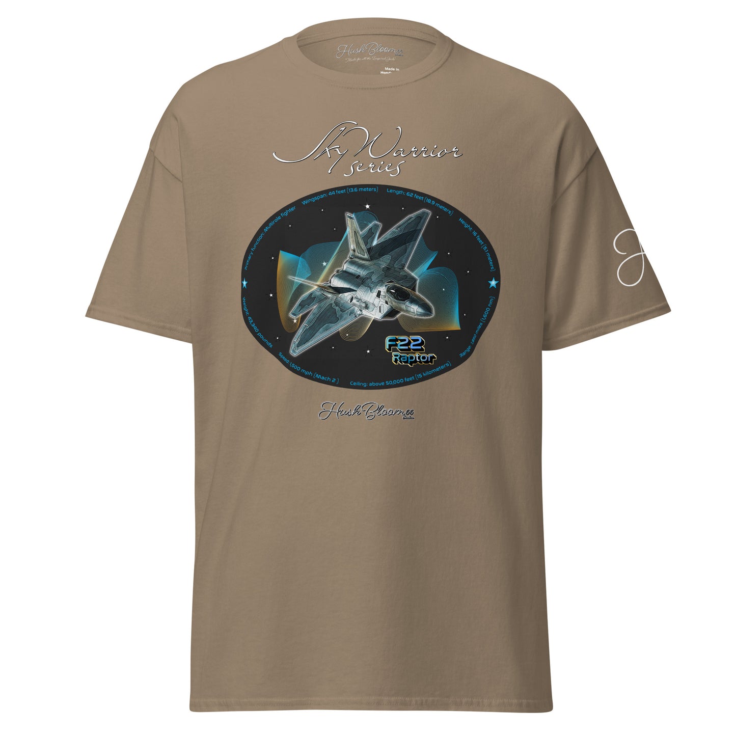Brown Savana - F22 Raptor Unisex classic tee T-Shirt