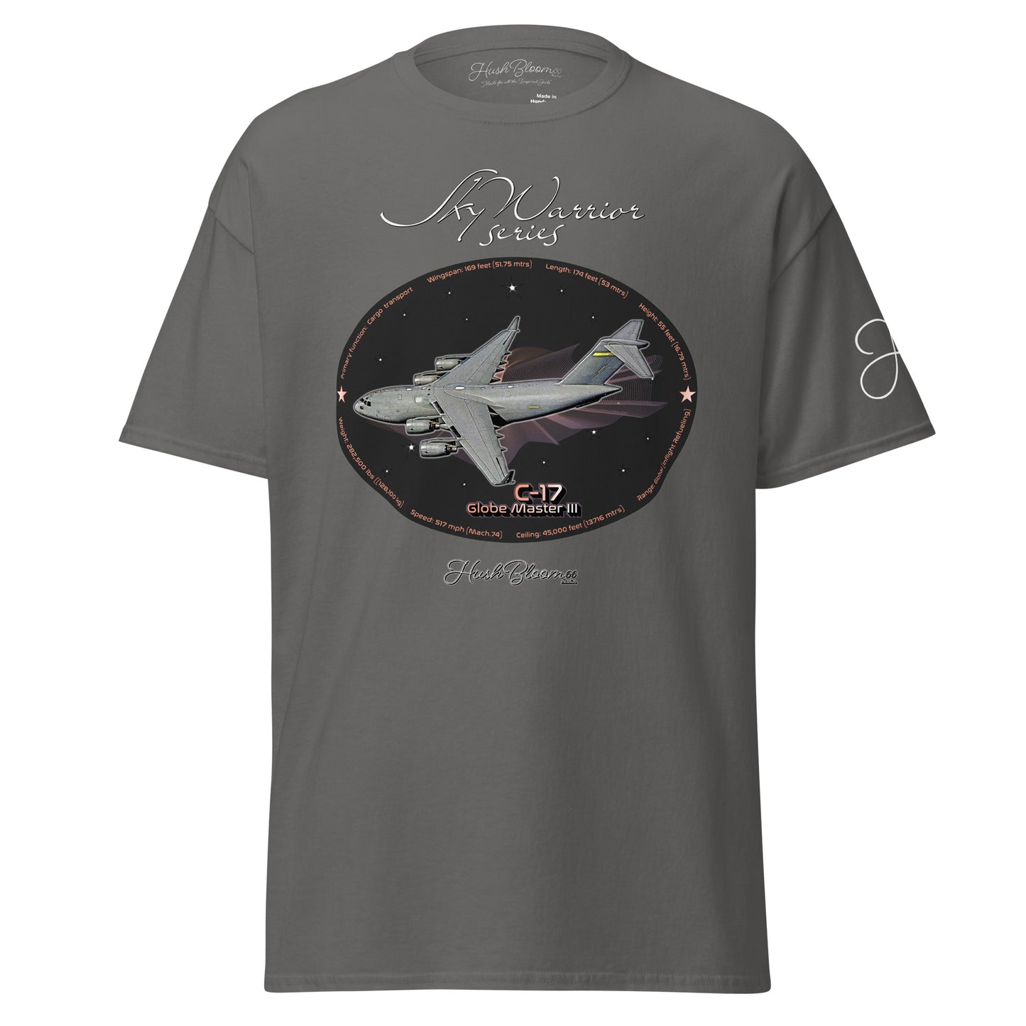 Charcoal - C-17 Globe Master III Unisex classic tee T-Shirt
