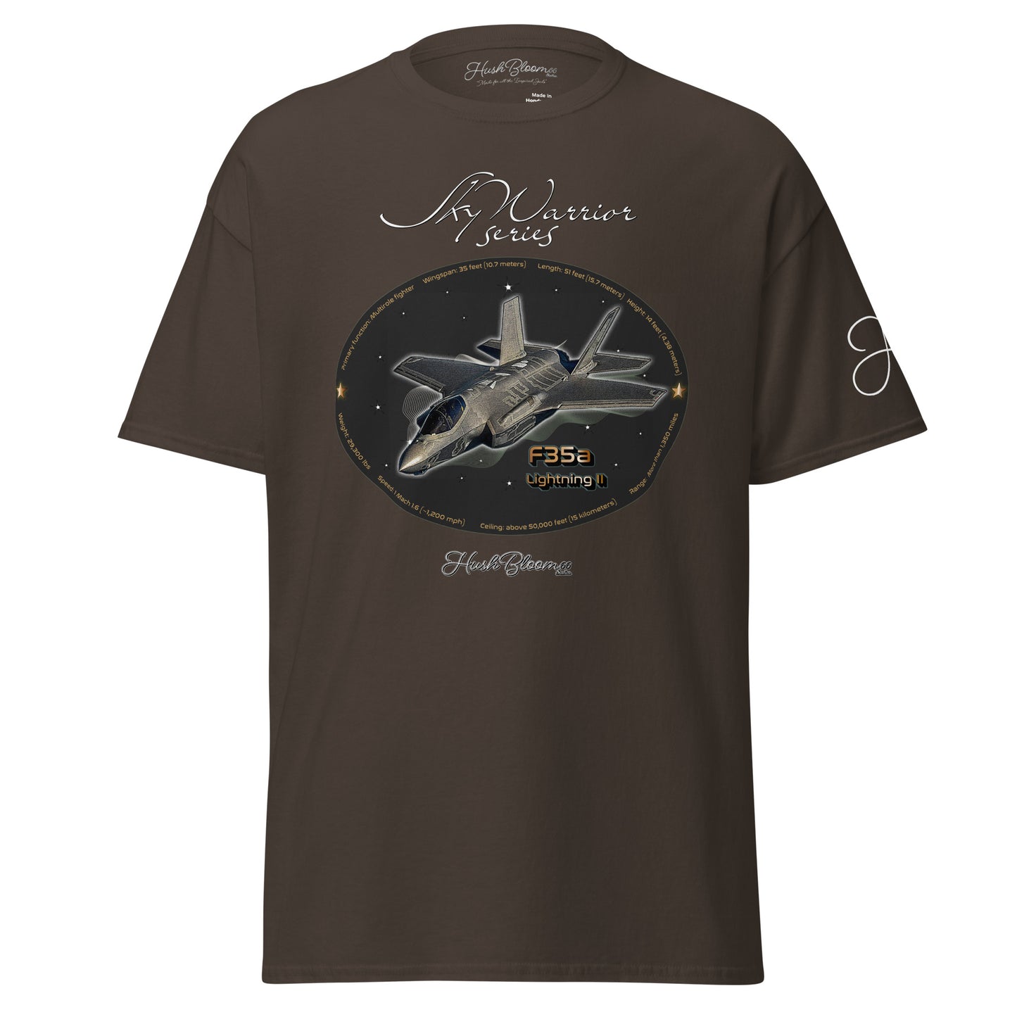 Dark Chocolate - F35A Lightning Unisex classic tee T-Shirt