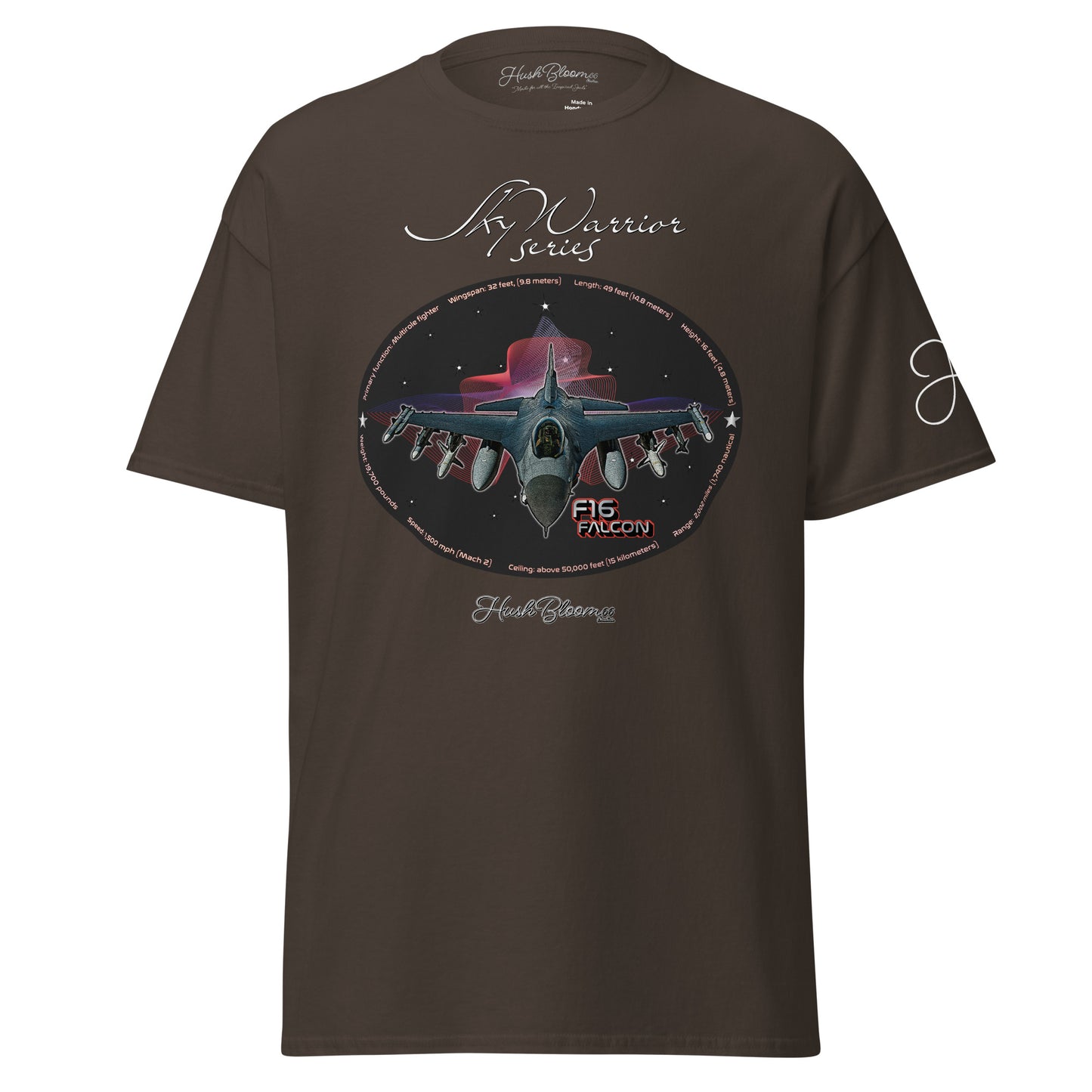 Dark Chocolate - F16 Falcon Unisex classic tee T-Shirt