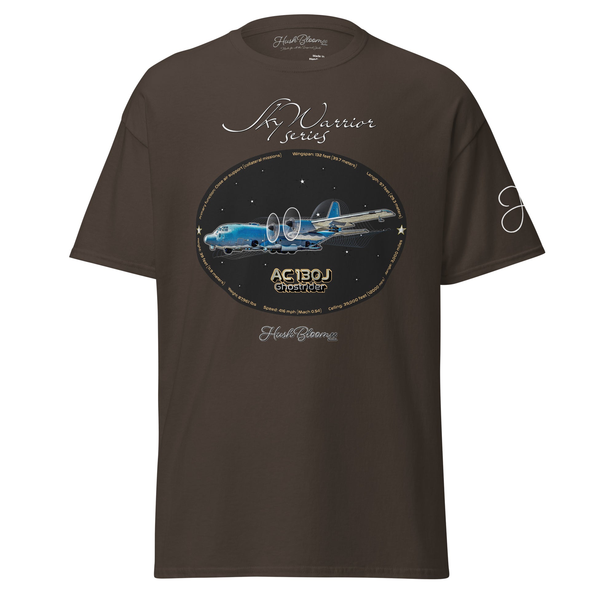 Dark Chocolate - AC130J Ghostrider Unisex classic tee T-Shirt