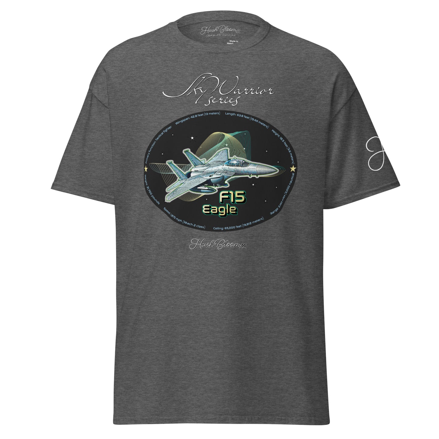 Dark Heather - F15 Eagle Unisex classic tee T-Shirt