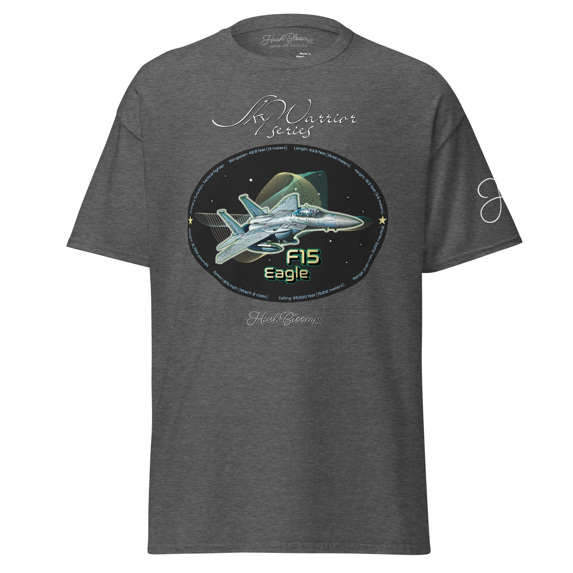 Dark Heather - F15 Eagle Unisex classic tee T-Shirt