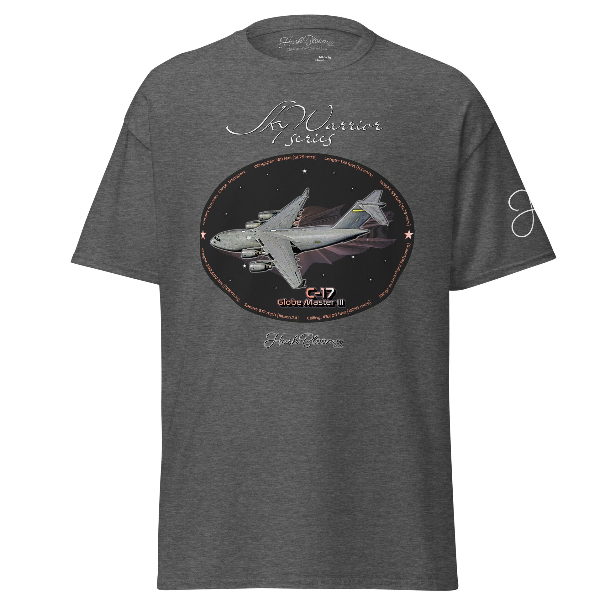 Dark Heather - C-17 Globe Master III Unisex classic tee T-Shirt