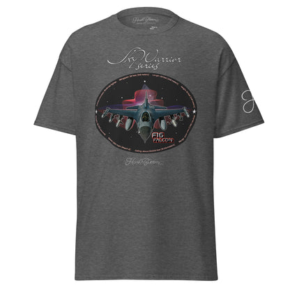 Dark Heather - F16 Falcon Unisex classic tee T-Shirt
