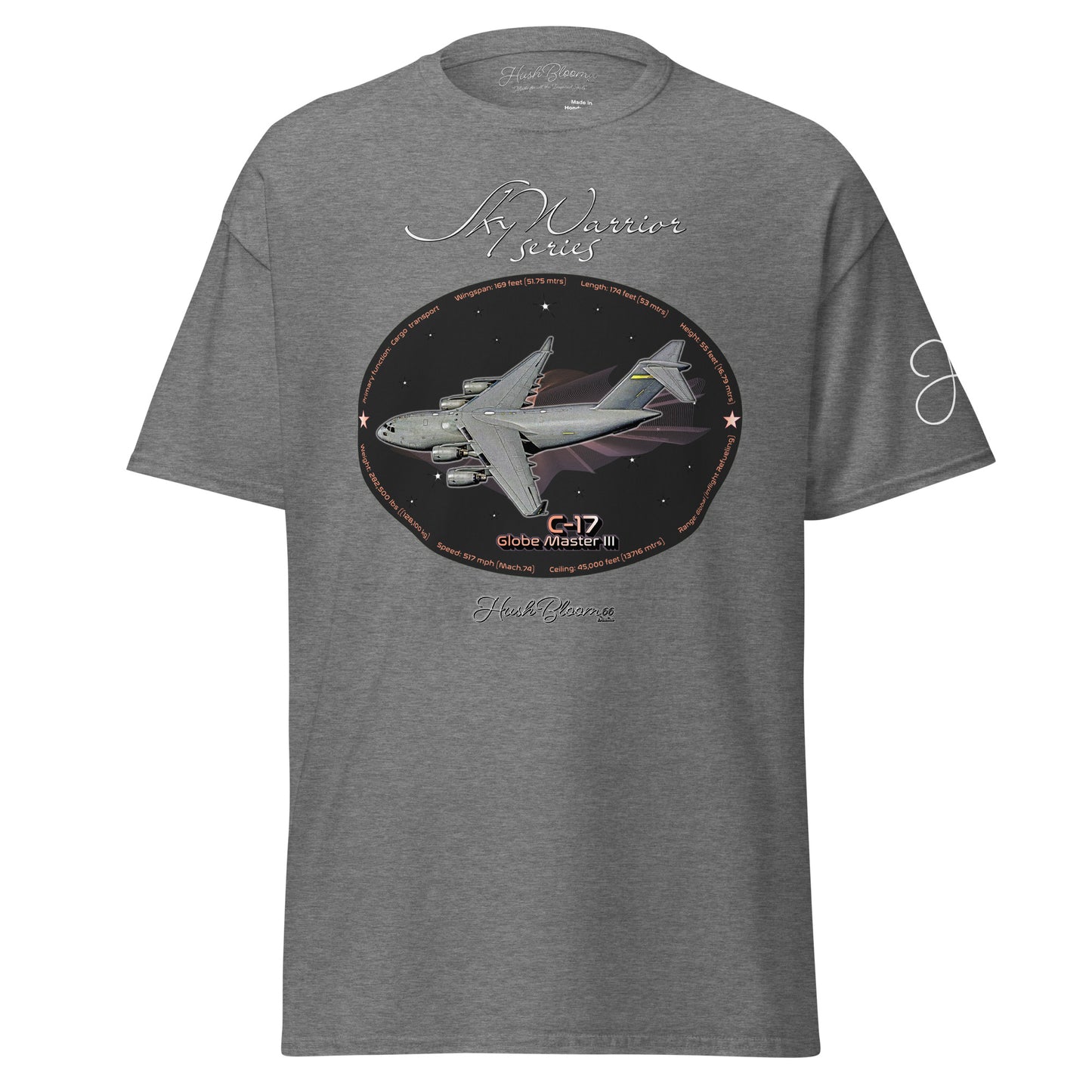 Graphite heather - C-17 Globe Master III Unisex classic tee T-Shirt