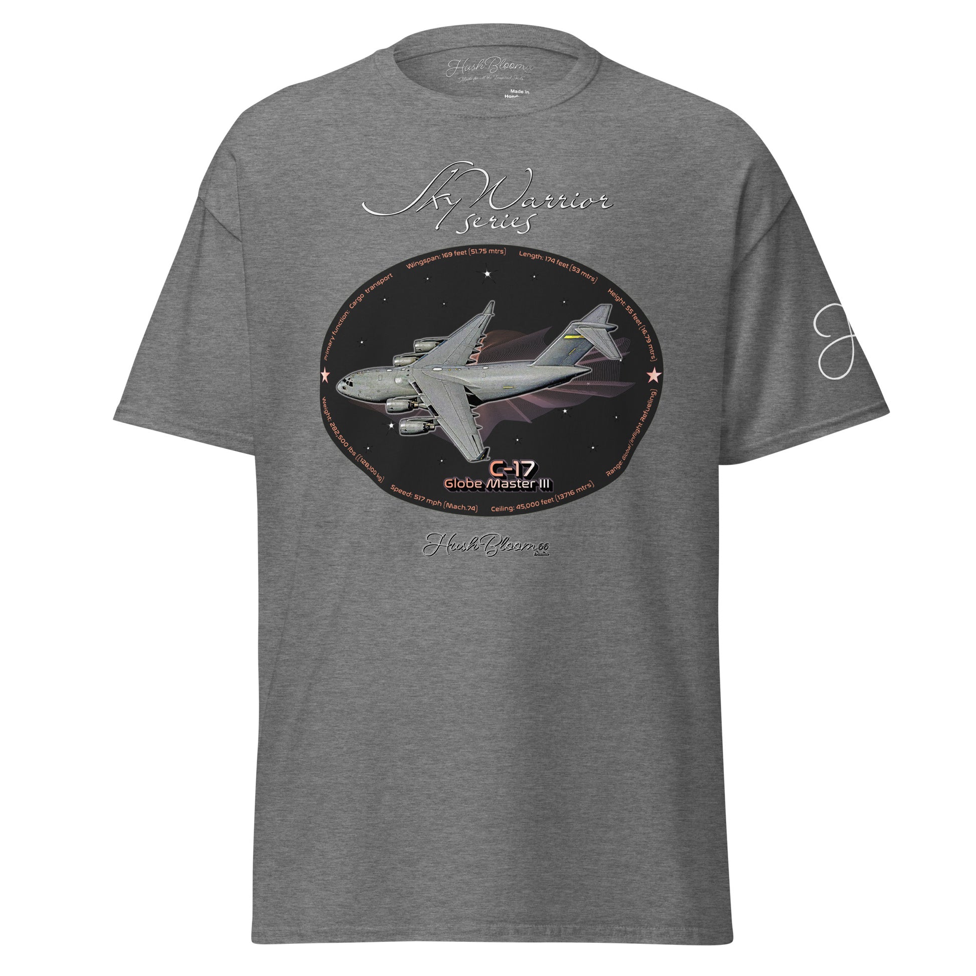 Graphite heather - C-17 Globe Master III Unisex classic tee T-Shirt