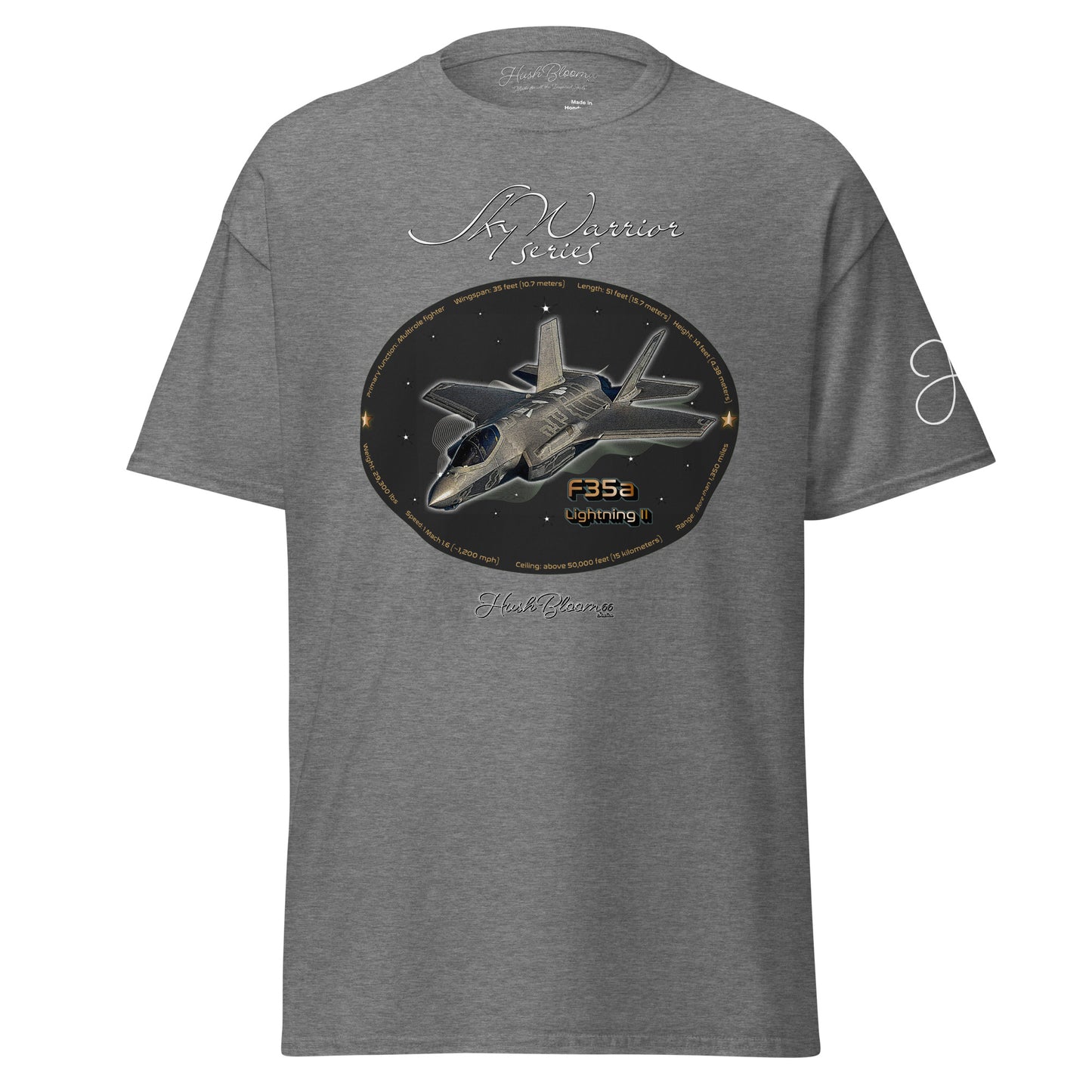 Graphite heather - F35A Lightning Unisex classic tee T-Shirt