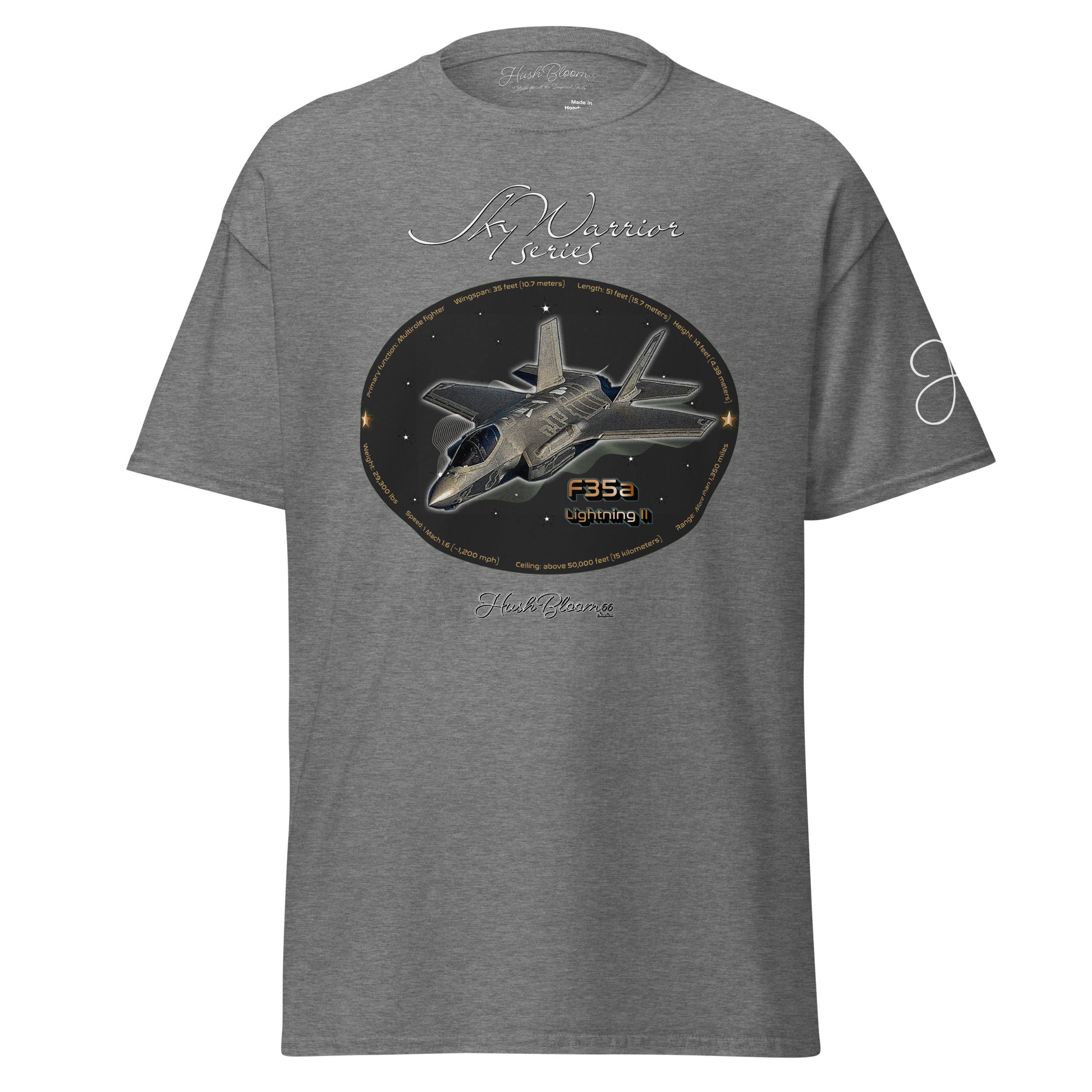 Graphite heather - F35A Lightning Unisex classic tee T-Shirt