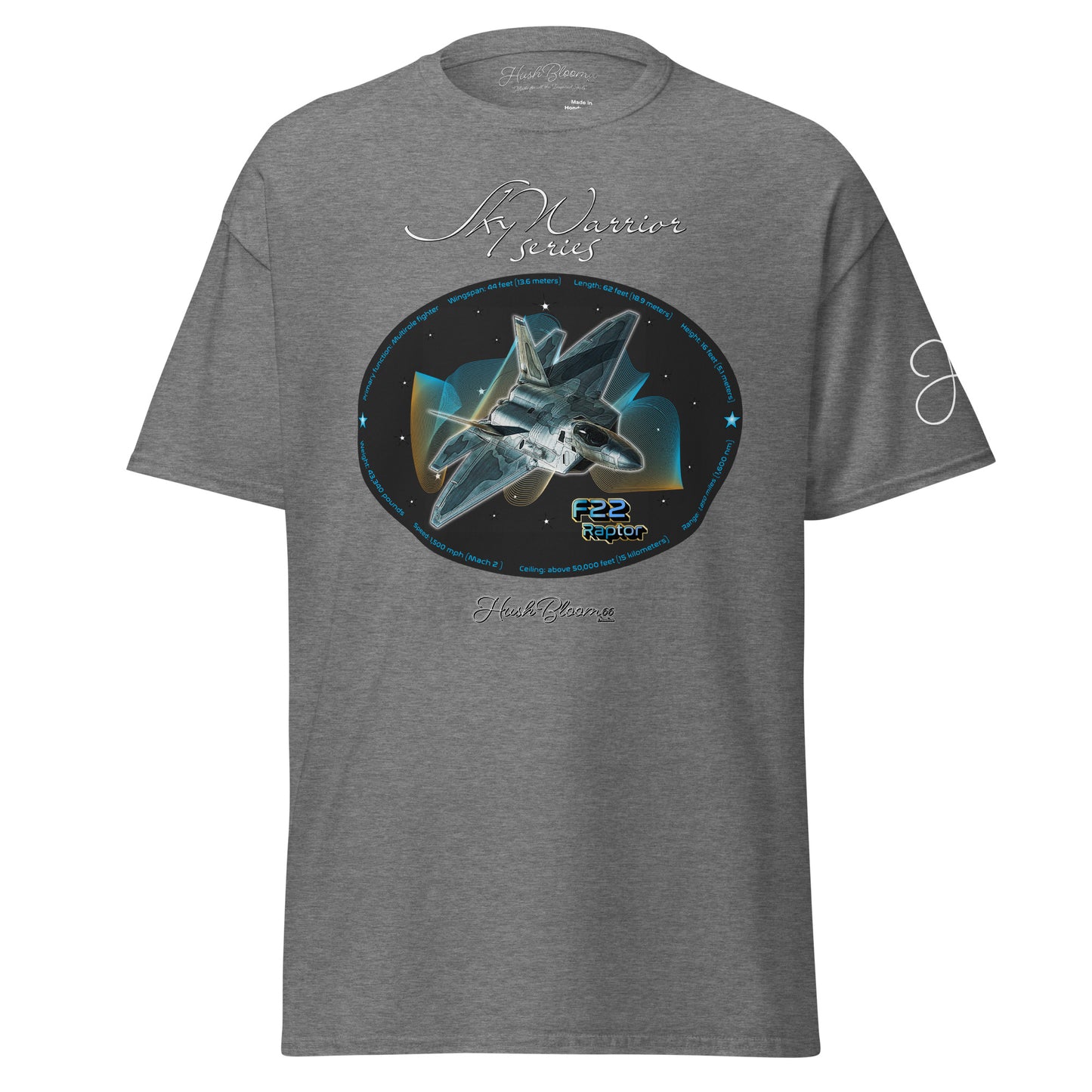 Graphite heather - F22 Raptor Unisex classic tee T-Shirt