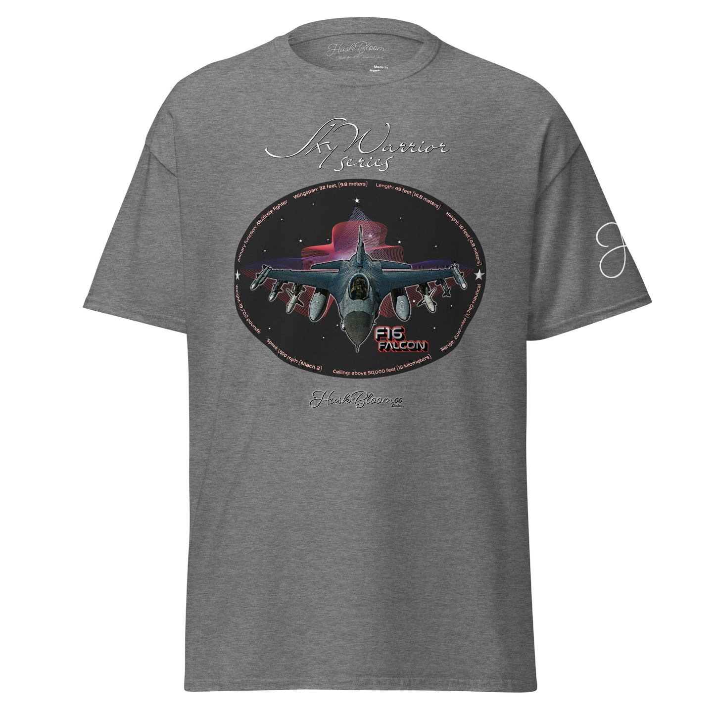 Graphite heather - F16 Falcon Unisex classic tee T-Shirt