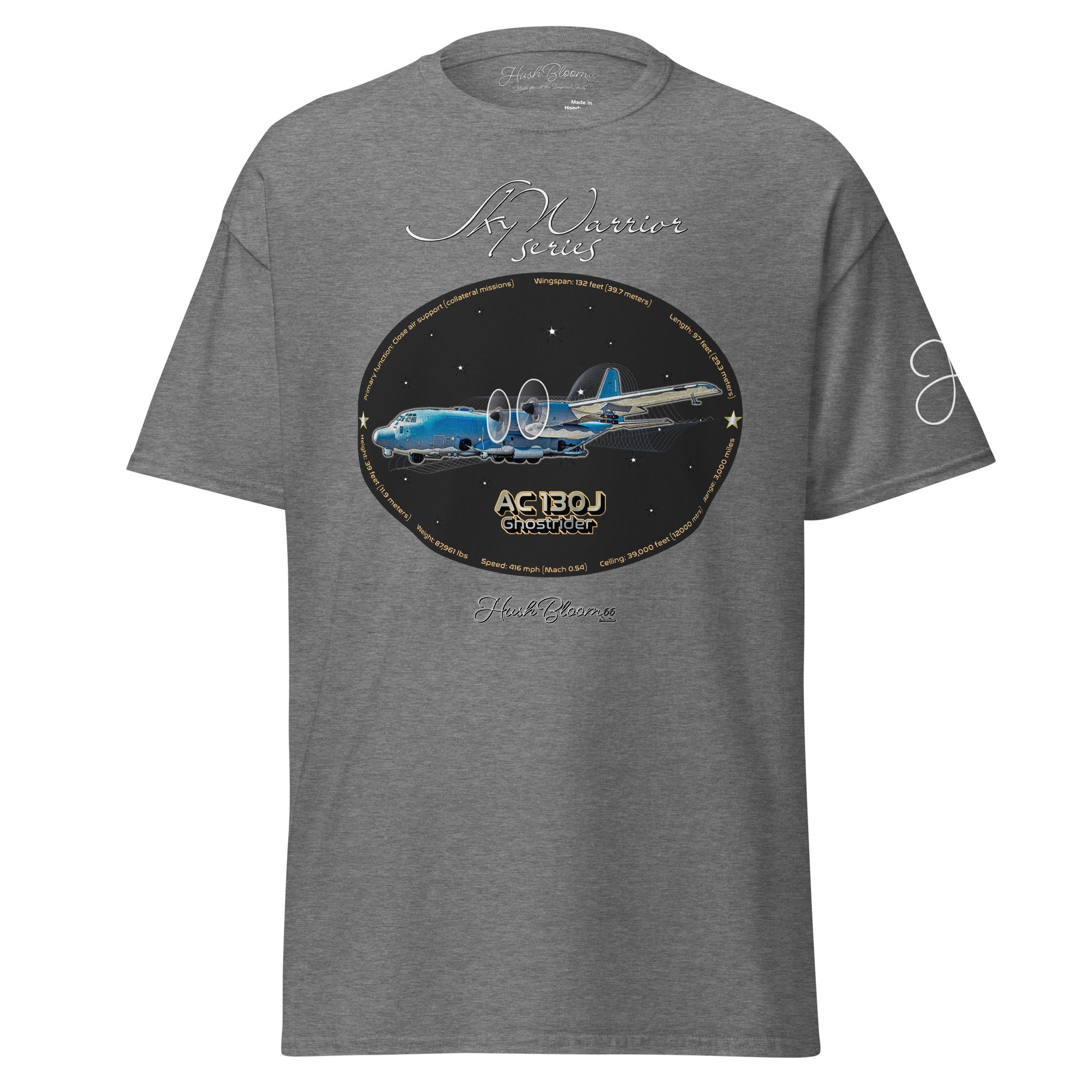 Graphite heather - AC130J Ghostrider Unisex classic tee T-Shirt