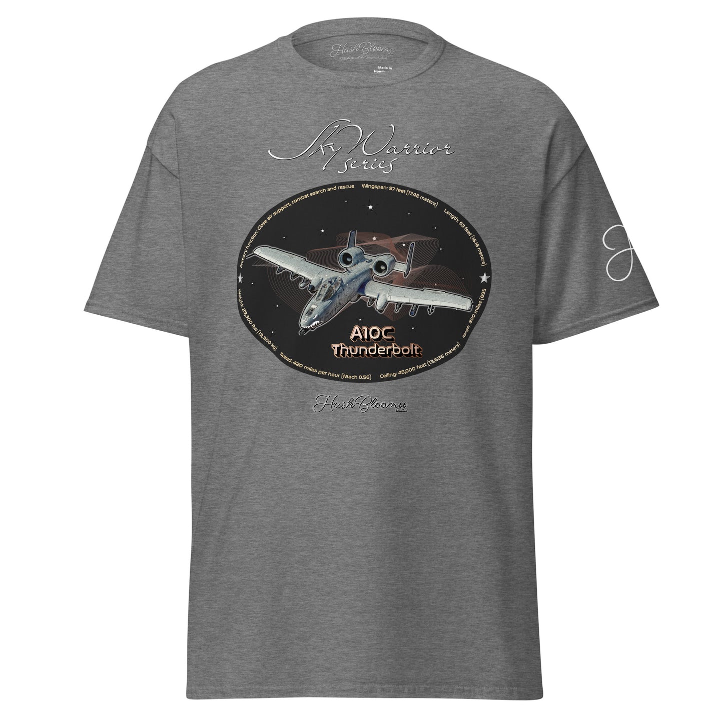 Graphite heather - A10C Thunderbolt Unisex classic tee T-Shirt