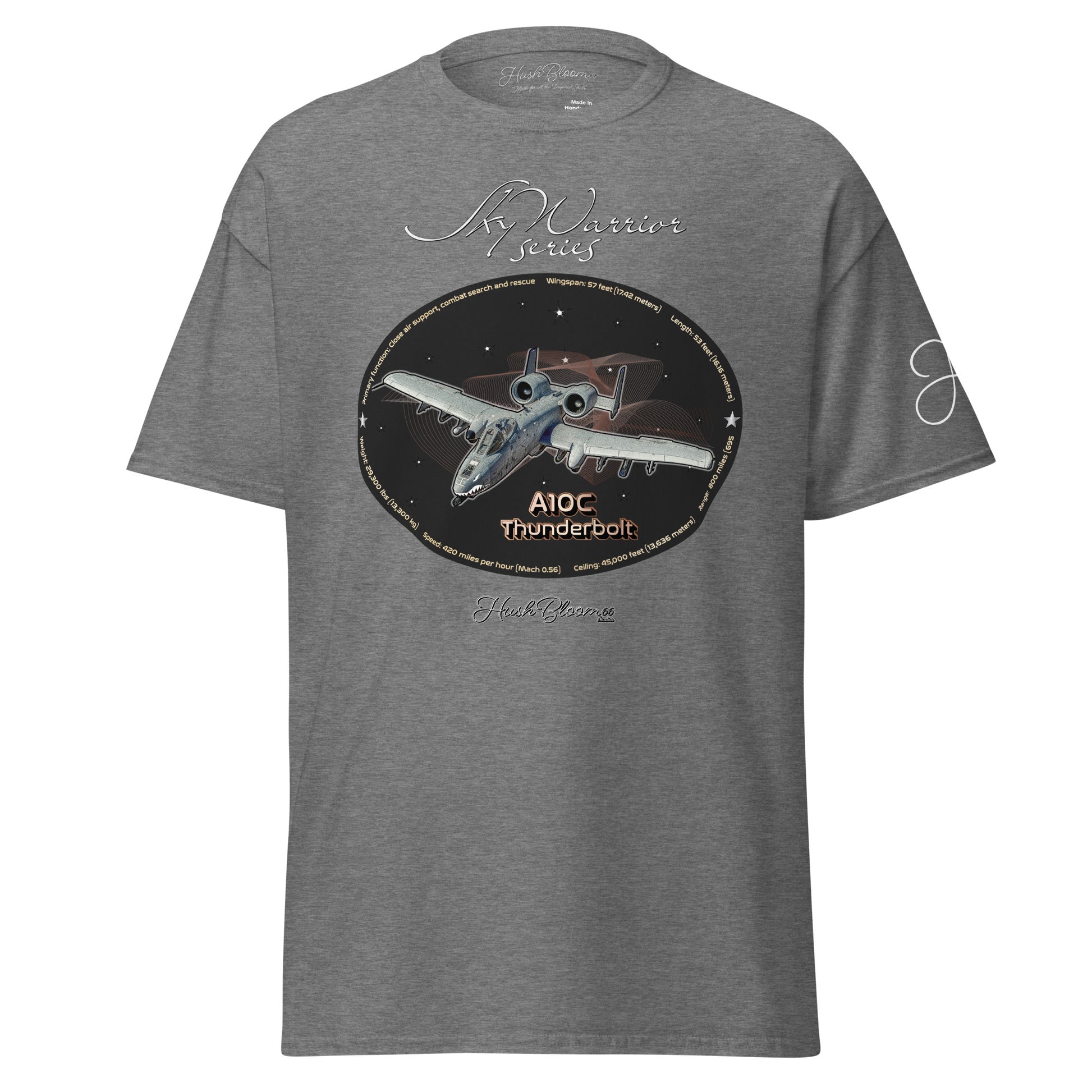 Graphite heather - A10C Thunderbolt Unisex classic tee T-Shirt