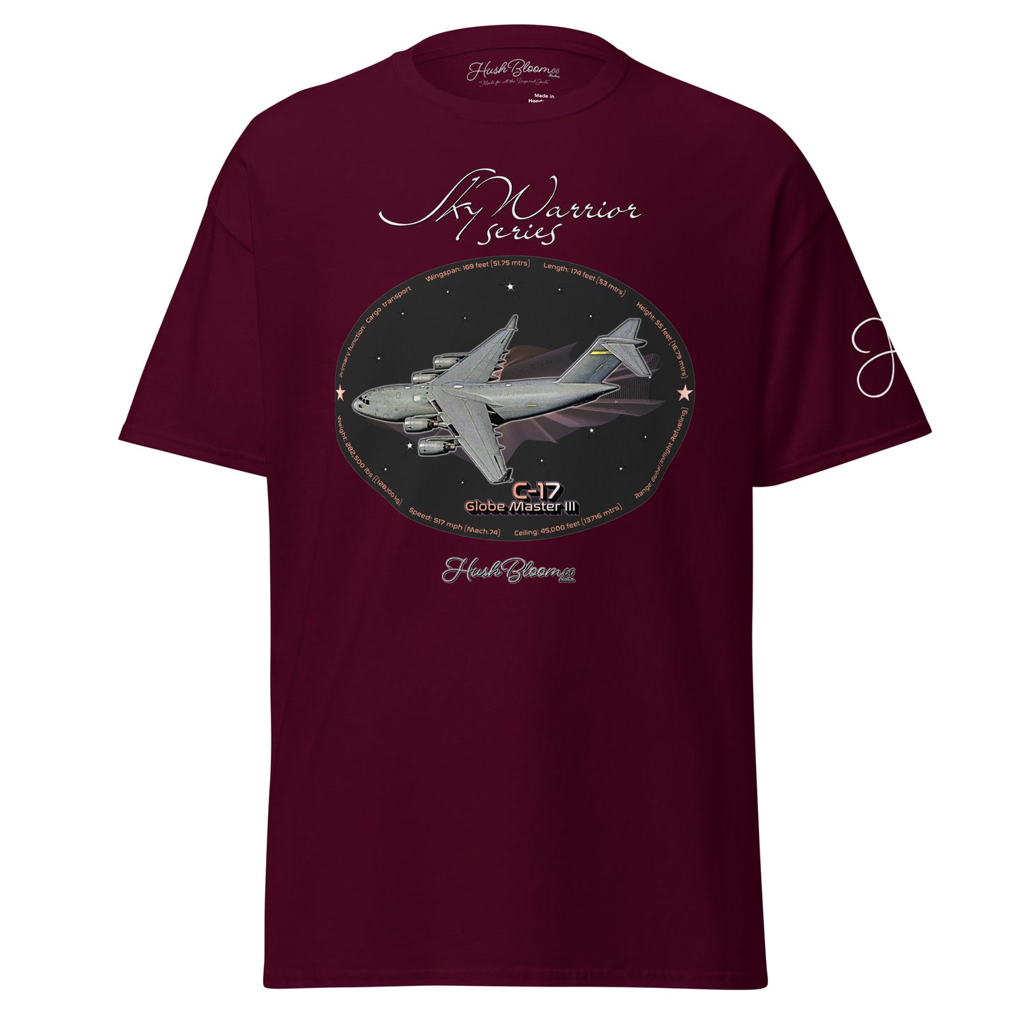 Maroon - C-17 Globe Master III Unisex classic tee T-Shirt