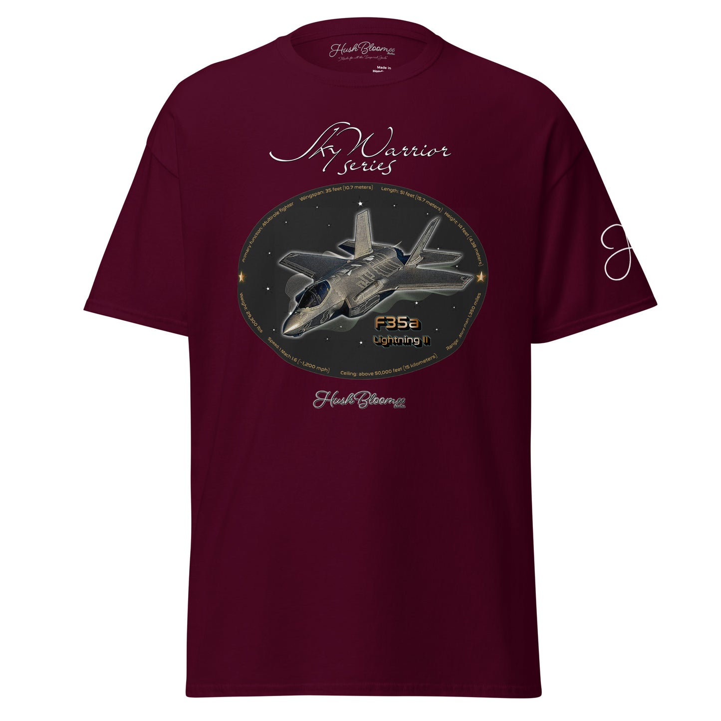 Maroon - F35A Lightning Unisex classic tee T-Shirt