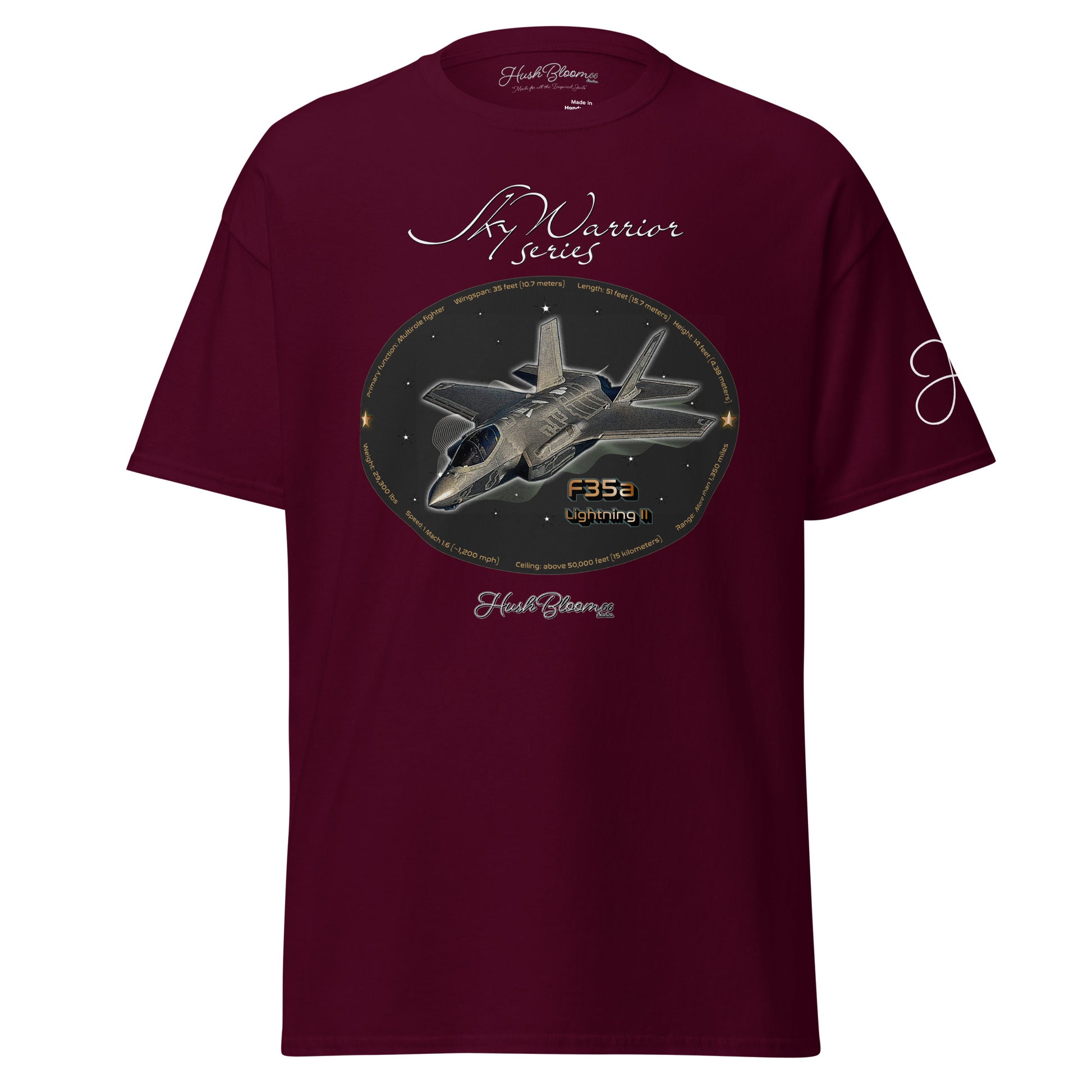 Maroon - F35A Lightning Unisex classic tee T-Shirt