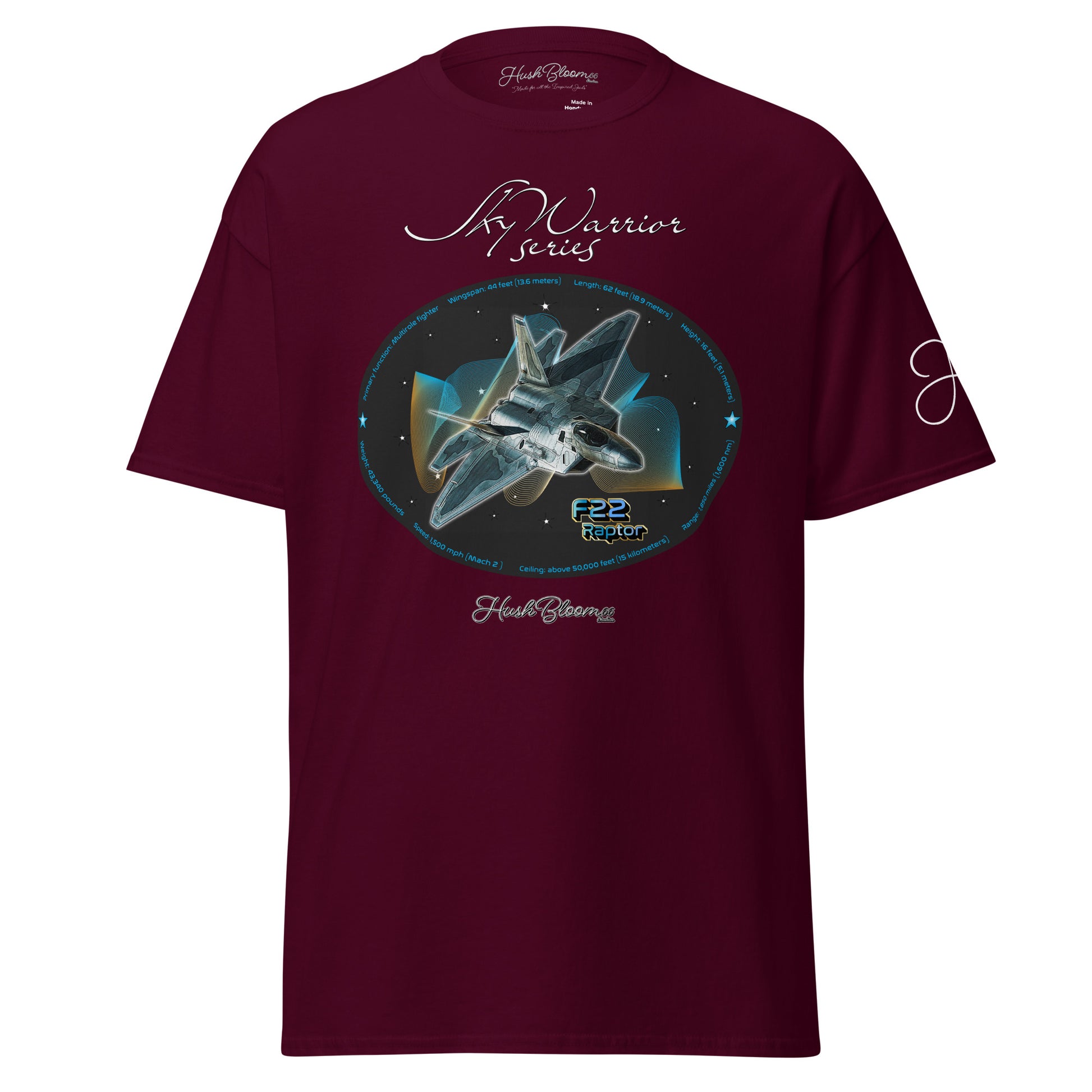 Maroon - F22 Raptor Unisex classic tee T-Shirt