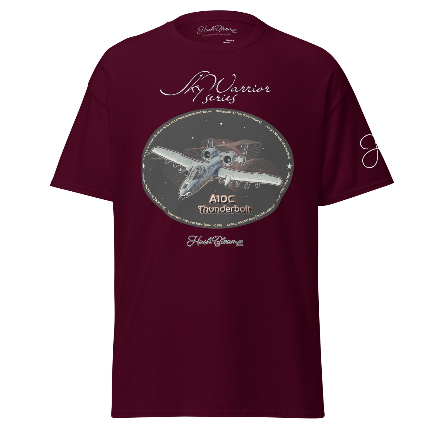 Maroon - A10C Thunderbolt Unisex classic tee T-Shirt