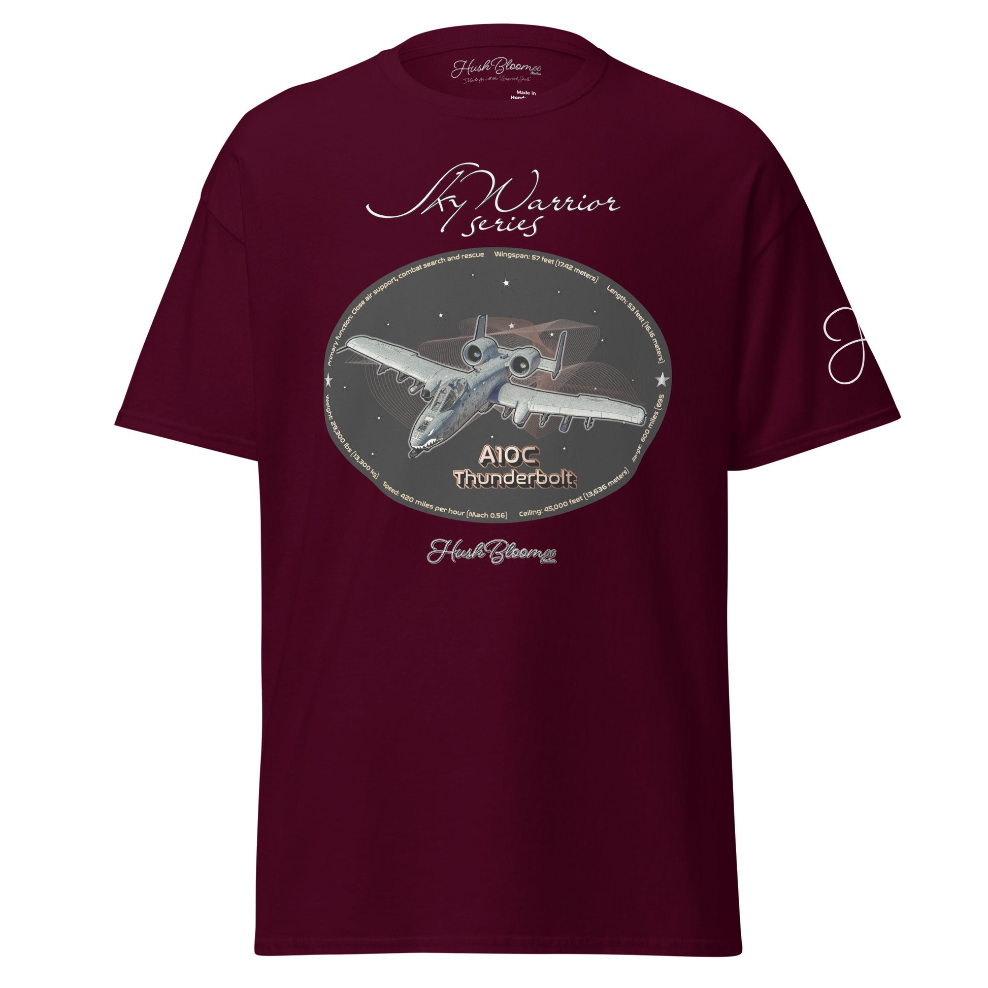 Maroon - A10C Thunderbolt Unisex classic tee T-Shirt