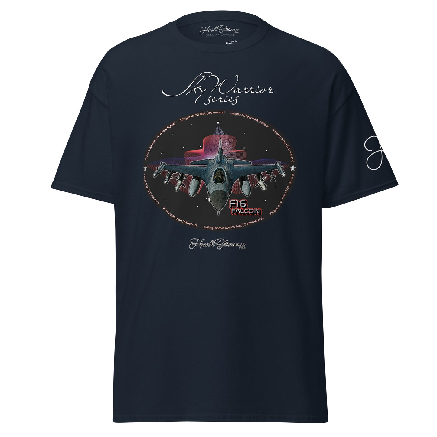 Navy - F16 Falcon Unisex classic tee T-Shirt