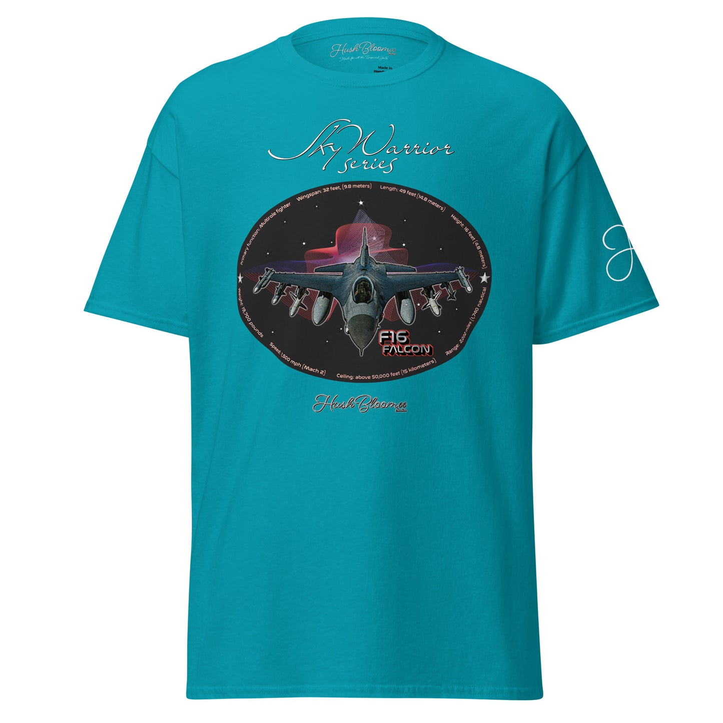 Tropical Blue - F16 Falcon Unisex classic tee T-Shirt