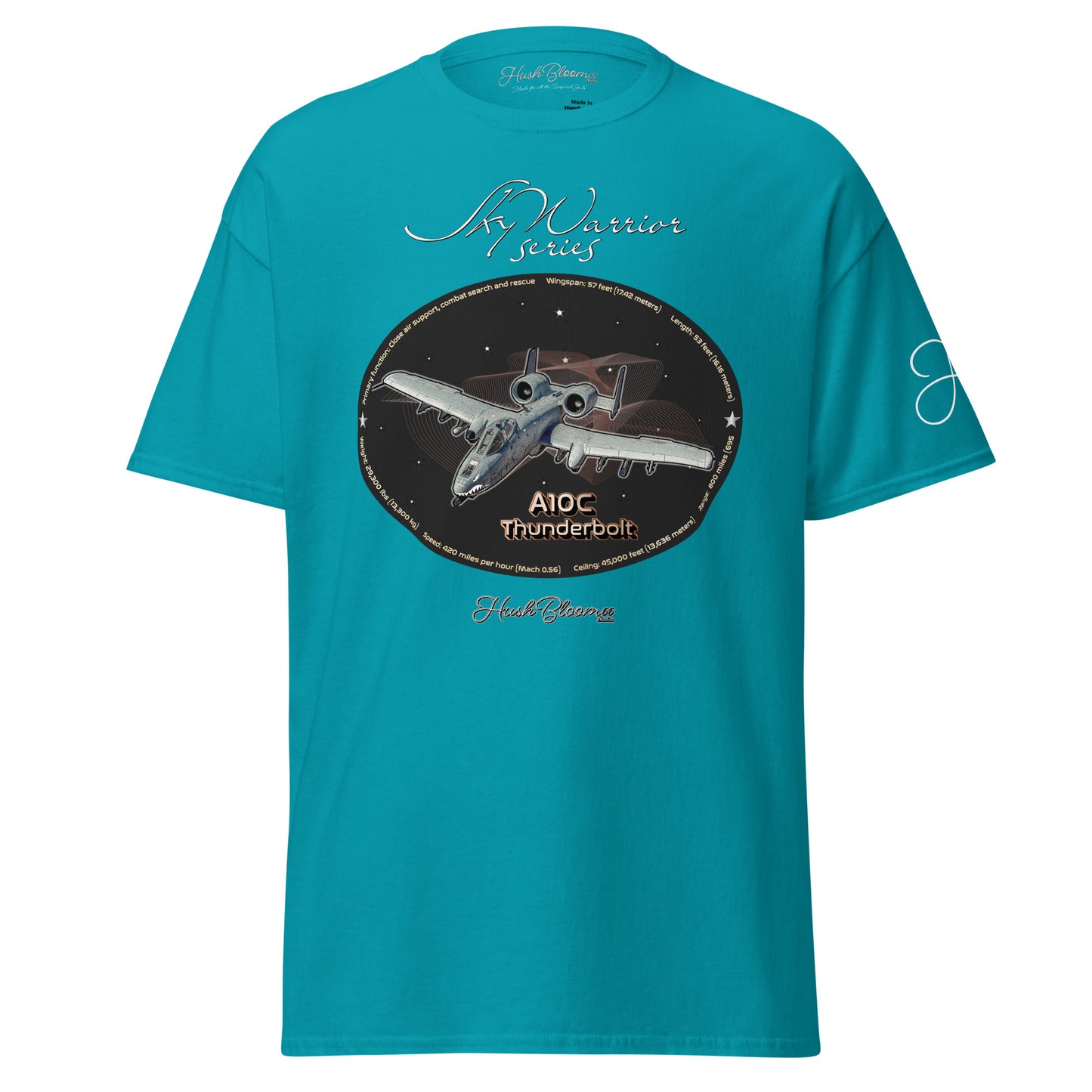 Tropical Blue - A10C Thunderbolt Unisex classic tee T-Shirt