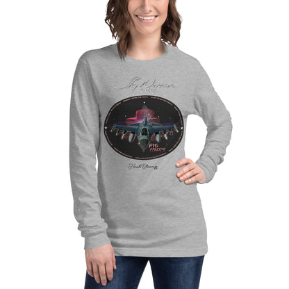 Athletic Heather - F16 Falcon Women’s Long Sleeve Tee
