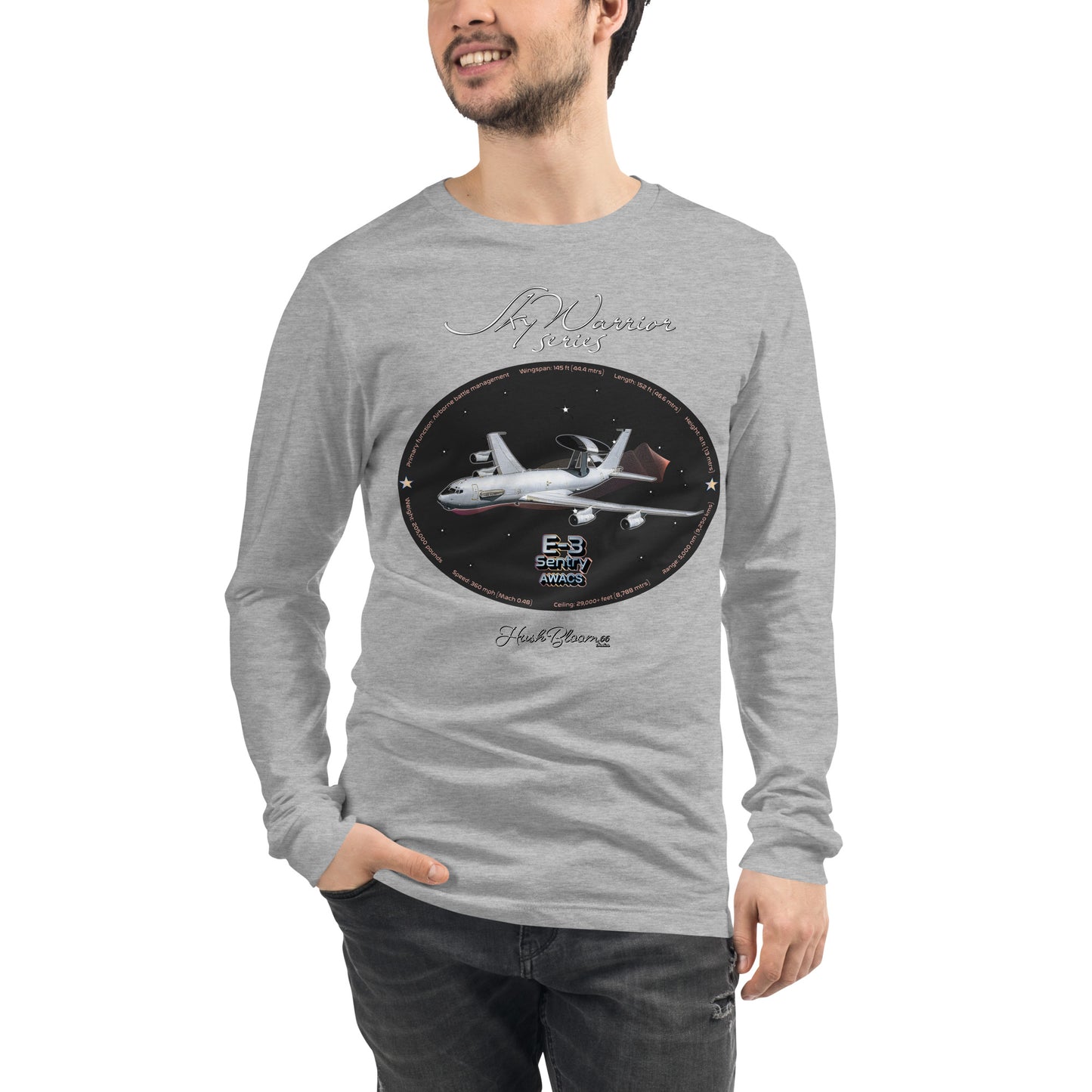 Athletic Heather - E3 Sentry Men’s Long Sleeve Tee